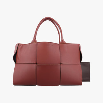 ボッテガヴェネタ Bottega Veneta ハンドバッグ レディース ザ アルコトート レッド レザー B08932619W