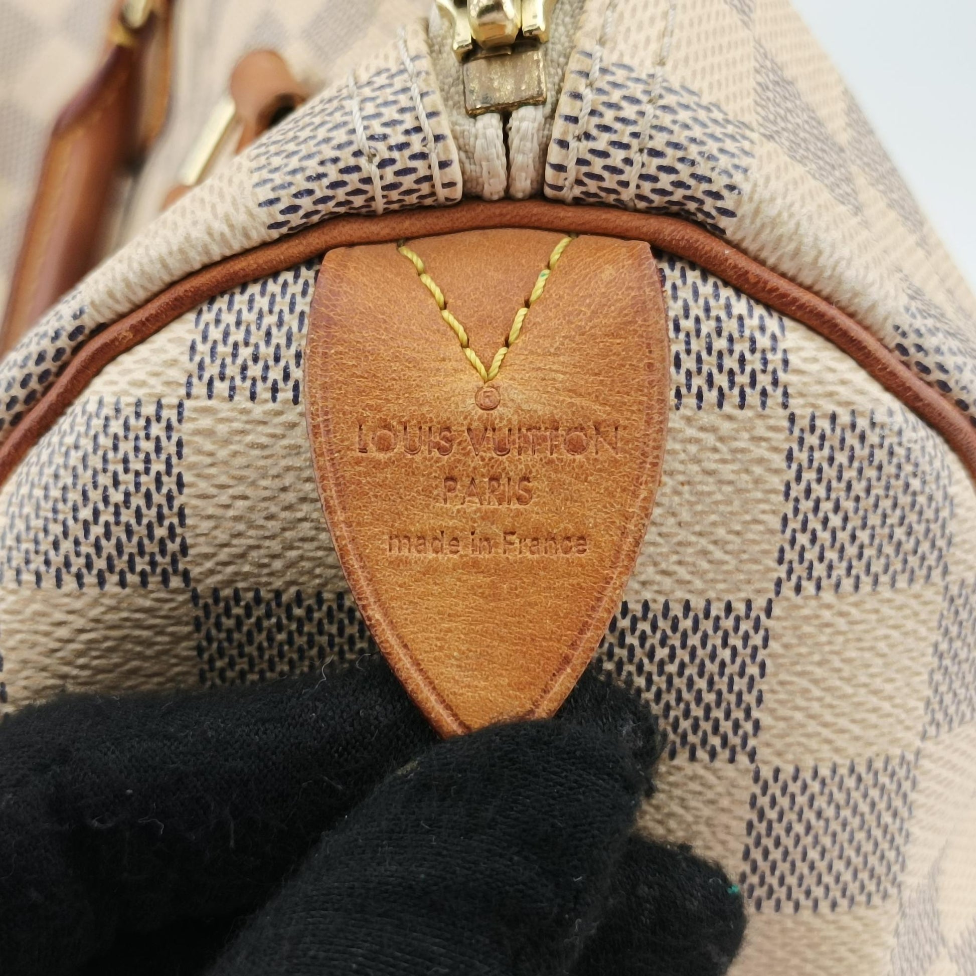 ルイヴィトン Louis Vuitton ボストンバッグ レディース スピーディ30 ホワイト ダミエキャンバス N41533 BA0174