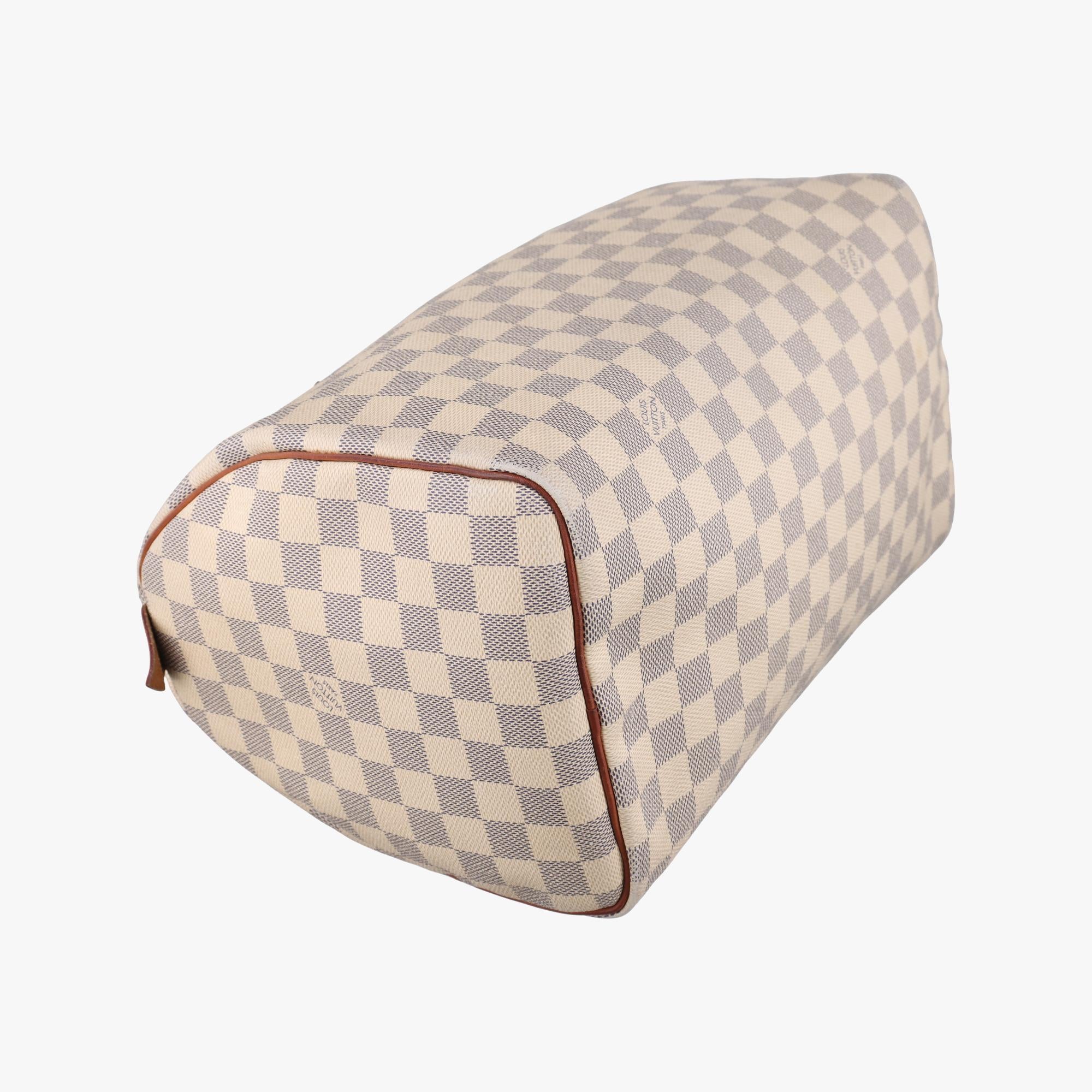 ルイヴィトン Louis Vuitton ボストンバッグ レディース スピーディ30 ホワイト ダミエキャンバス N41533 BA0174