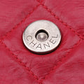 シャネル Chanel ショルダーバッグ レディース フロント チェーン シングル フラップ レッド レザー A67702 18025468