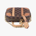 ルイヴィトン Louis Vuitton ショルダーバッグ レディース ヴァリゼットスープルBB ブラウン ダミエキャンバス N50065 ICチップ