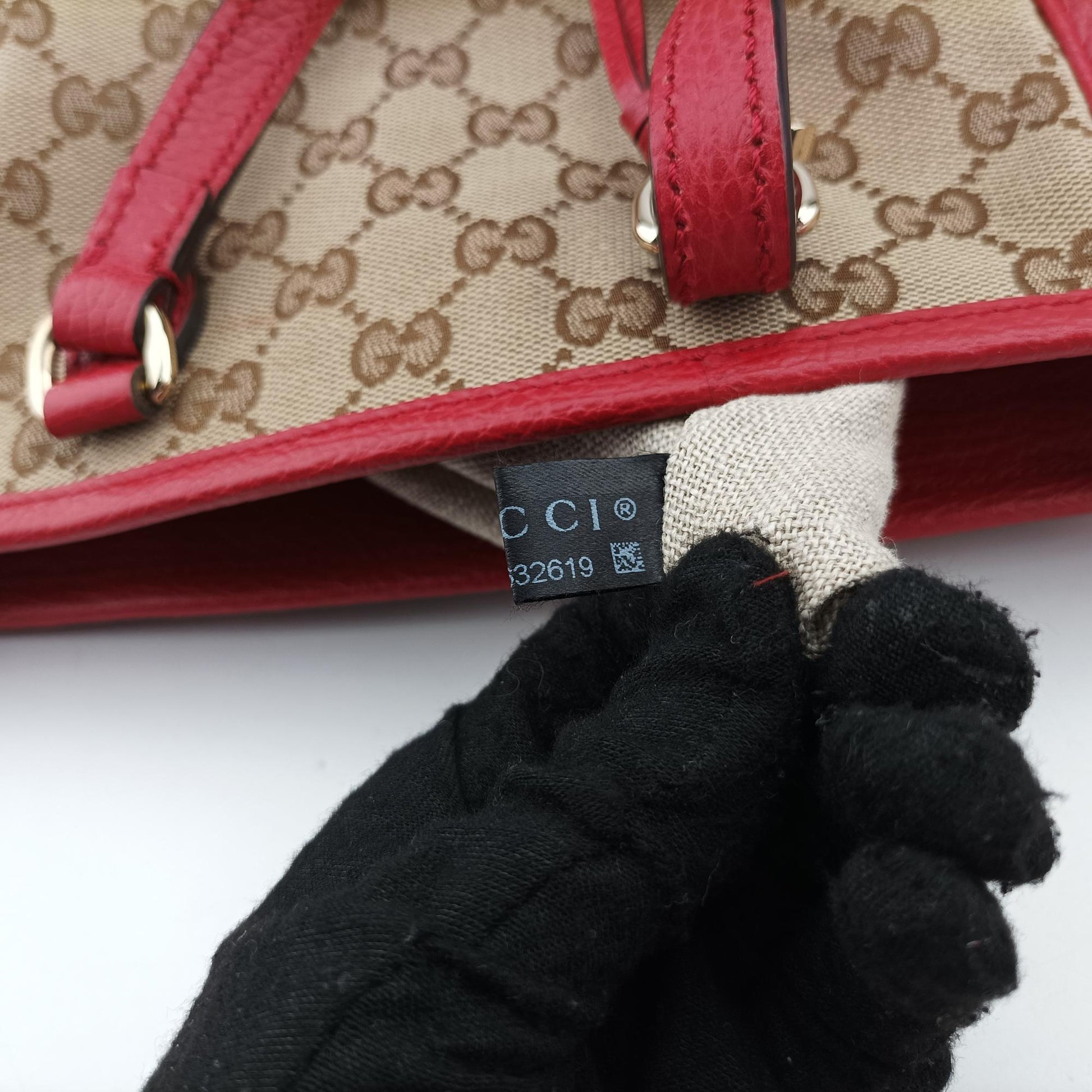 グッチ Gucci ショルダーバッグ レディース ブリー アウトレット カーキ レザー×ファブリック 449241 F022632619