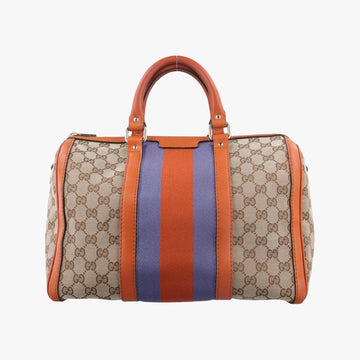 グッチ Gucci ボストンバッグ レディース シェリーライン マルチカラー ファブリック×レザー 247205 G9112840