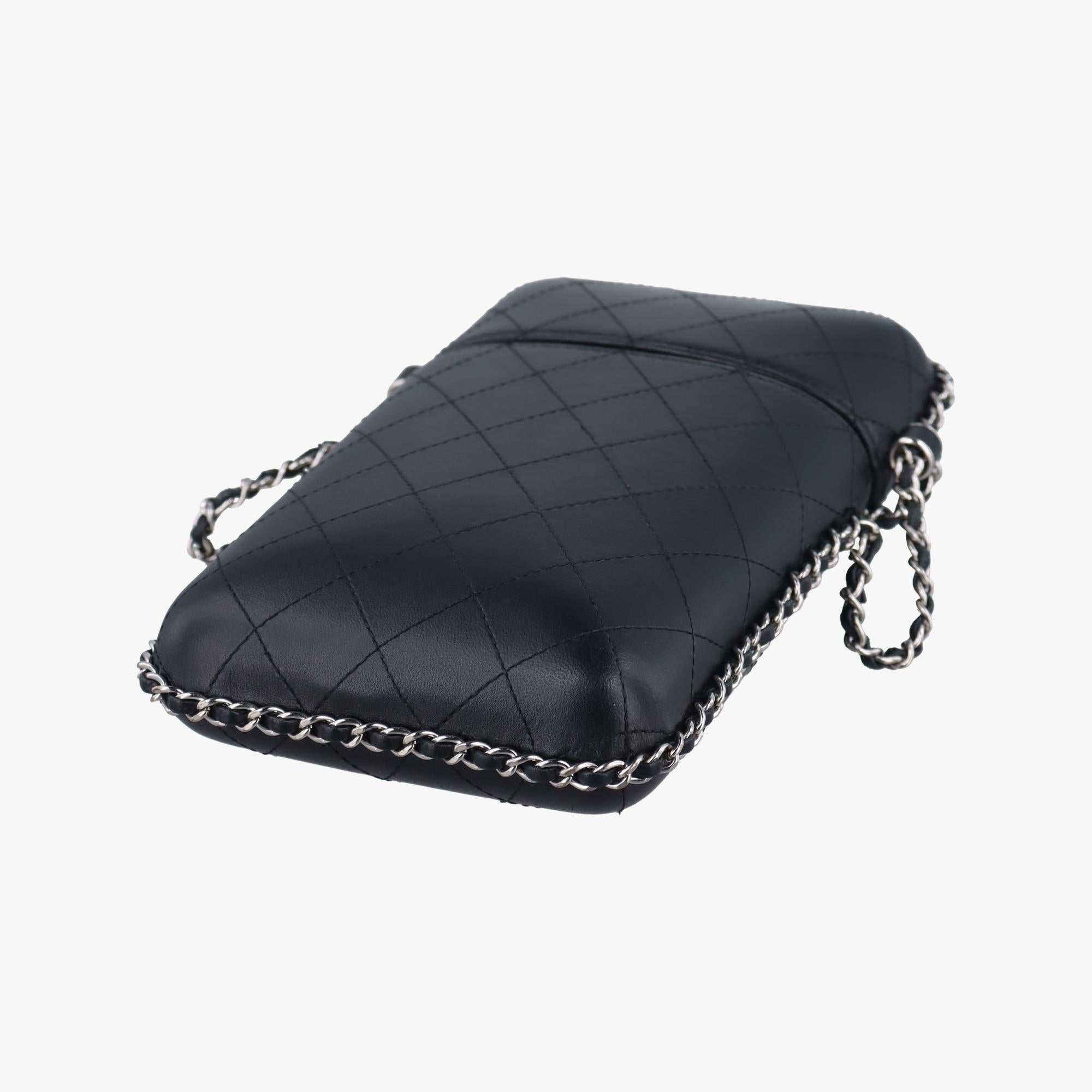 シャネル Chanel ショルダーバッグ レディース シャネル CC フォン ホルダー ブラック ラムスキン A94471 25311724