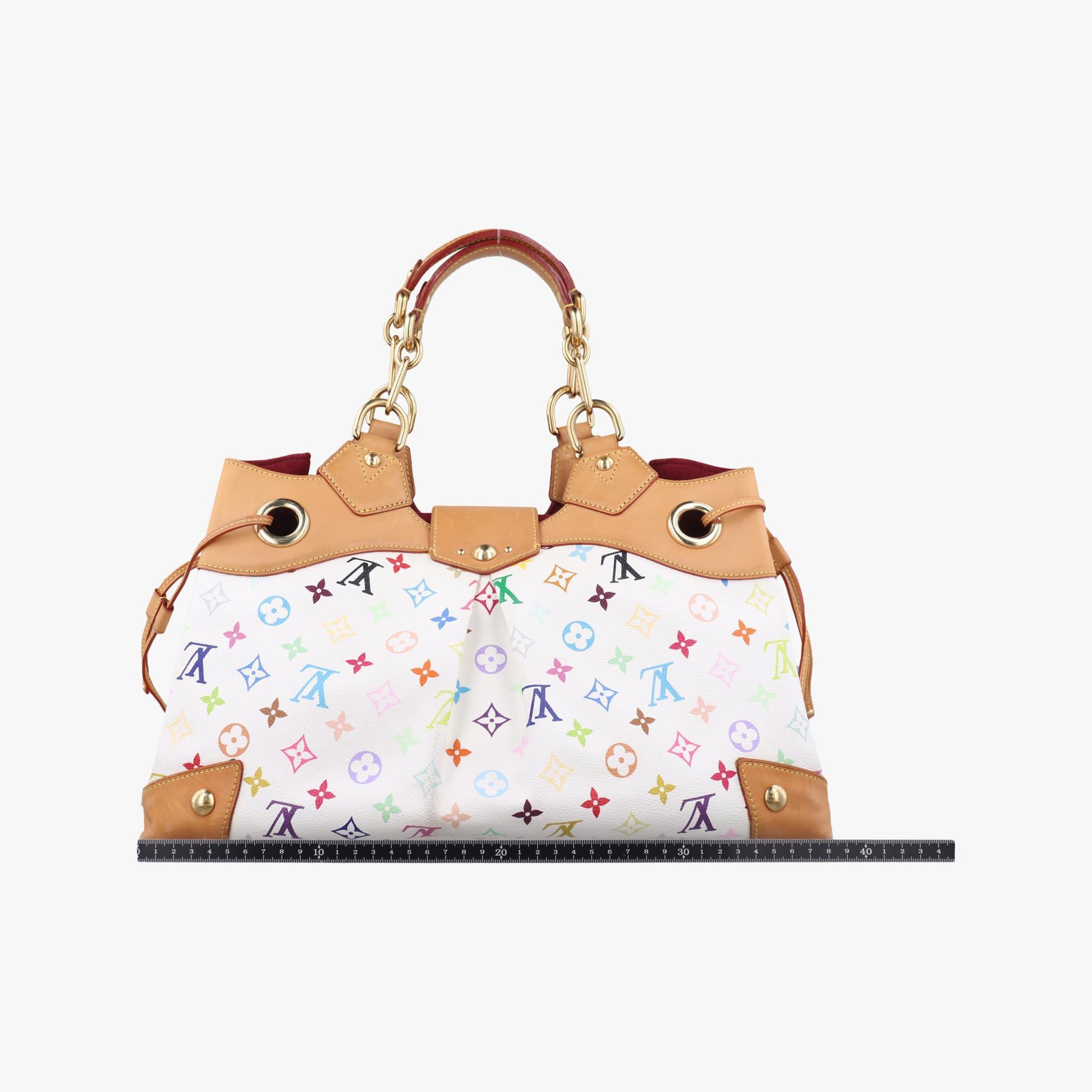 ルイヴィトン Louis Vuitton ハンドバッグ レディース ウルスラ ホワイト モノグラム マルチカラー M40123 TH1049