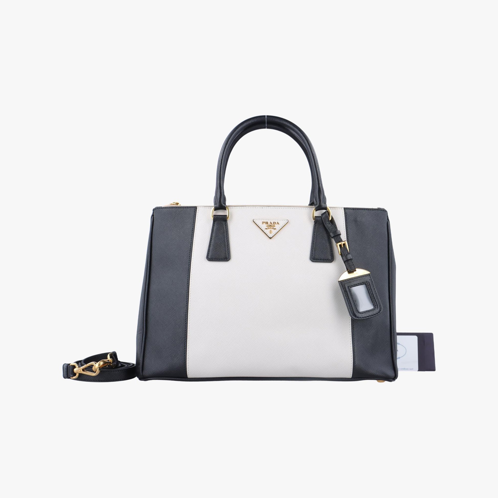 プラダ Prada ショルダーバッグ レディース ガレリア ブラック サフィアーノレザー B2274C VI/14