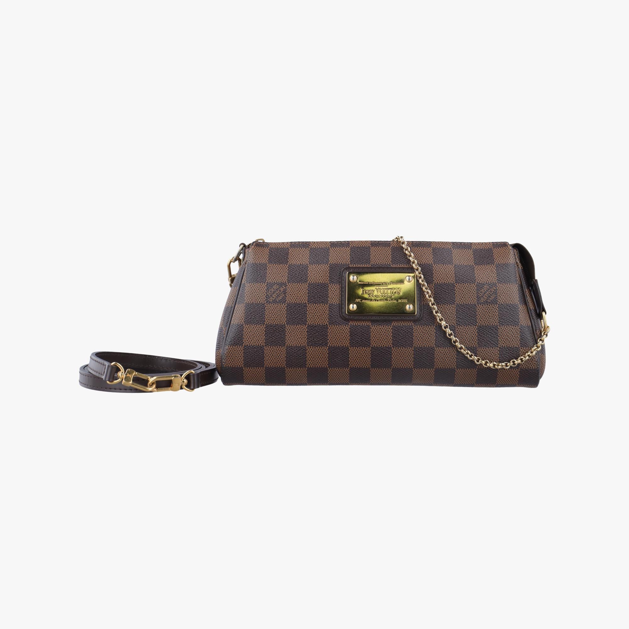 ルイヴィトン Louis Vuitton ショルダーバッグ レディース エヴァ ブラウン ダミエキャンバス N55213 AA4113