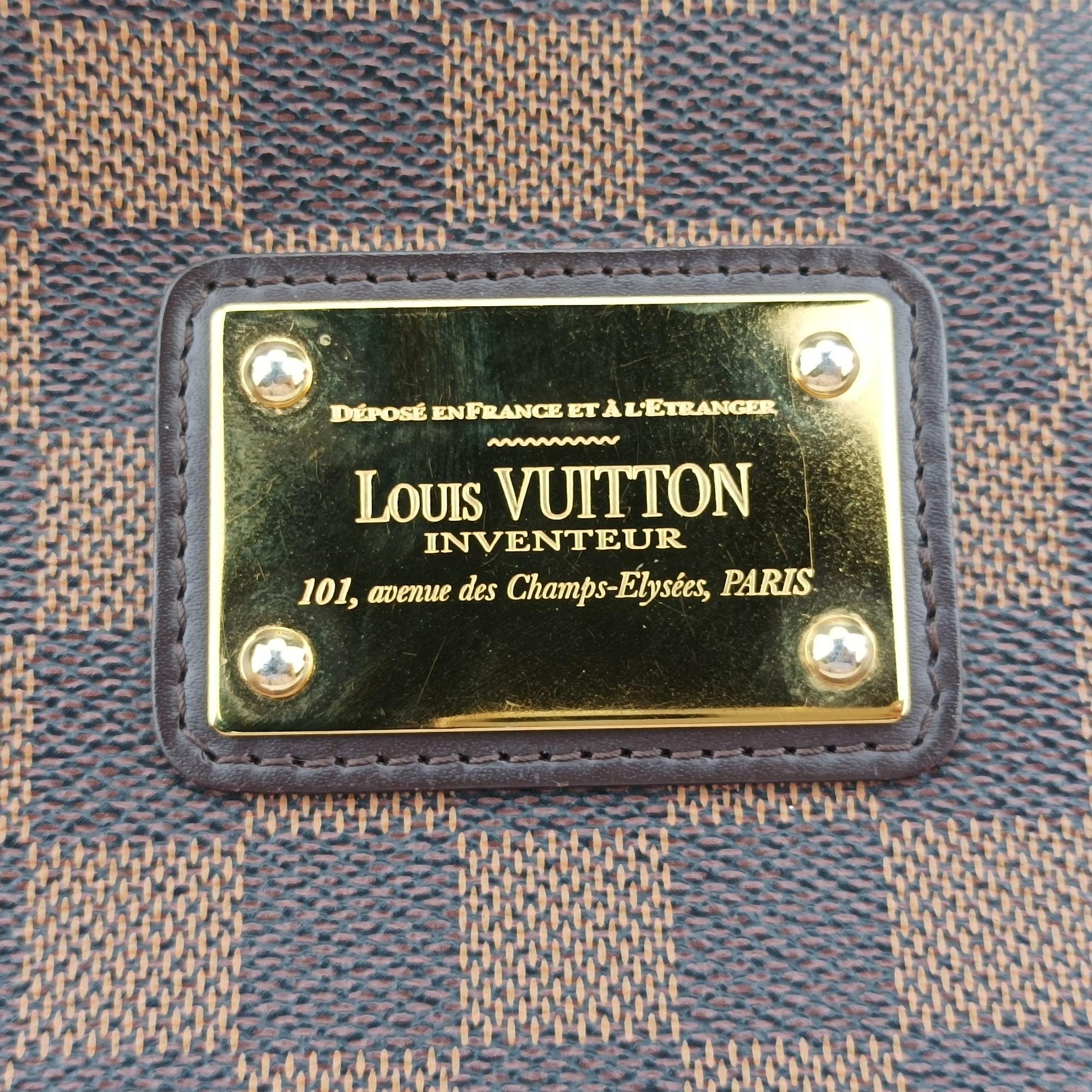 ルイヴィトン Louis Vuitton ショルダーバッグ レディース エヴァ ブラウン ダミエキャンバス N55213 AA4113