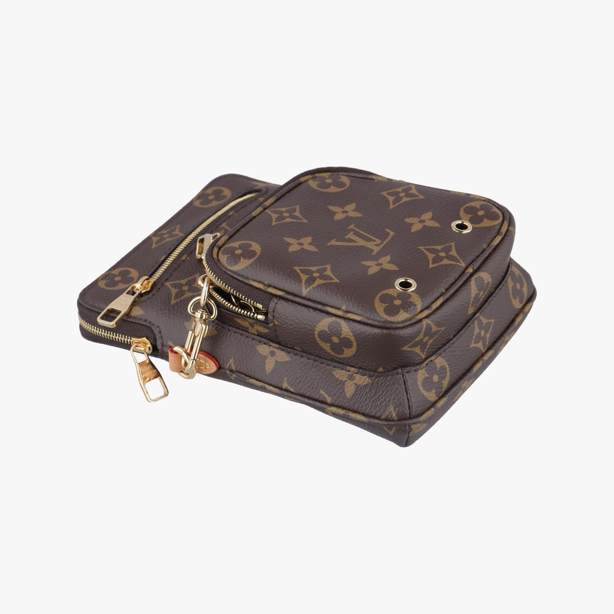 ルイヴィトン Louis Vuitton ショルダーバッグ レディース ユーティリティ ブラウン モノグラムキャンバス M80746 ICチップ