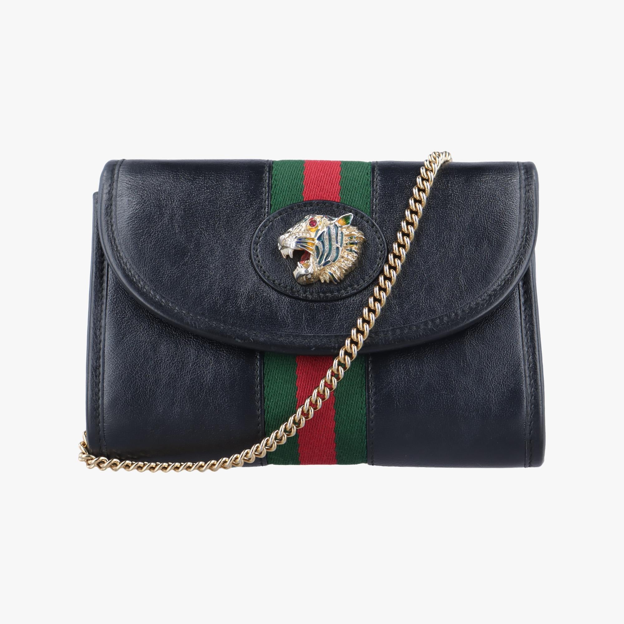 グッチ Gucci ショルダーバッグ レディース ラジャ ブラック レザー 573797