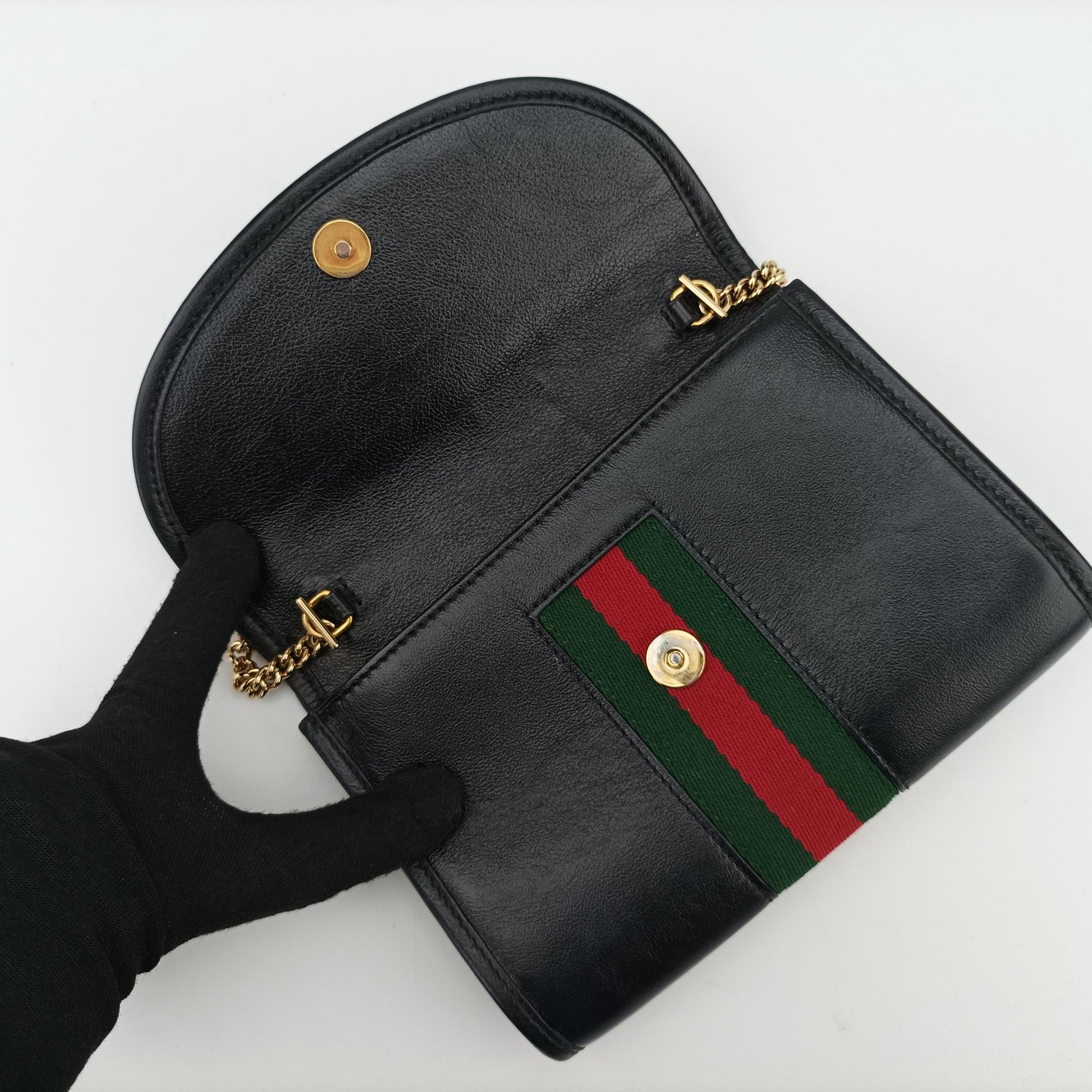 グッチ Gucci ショルダーバッグ レディース ラジャ ブラック レザー 573797