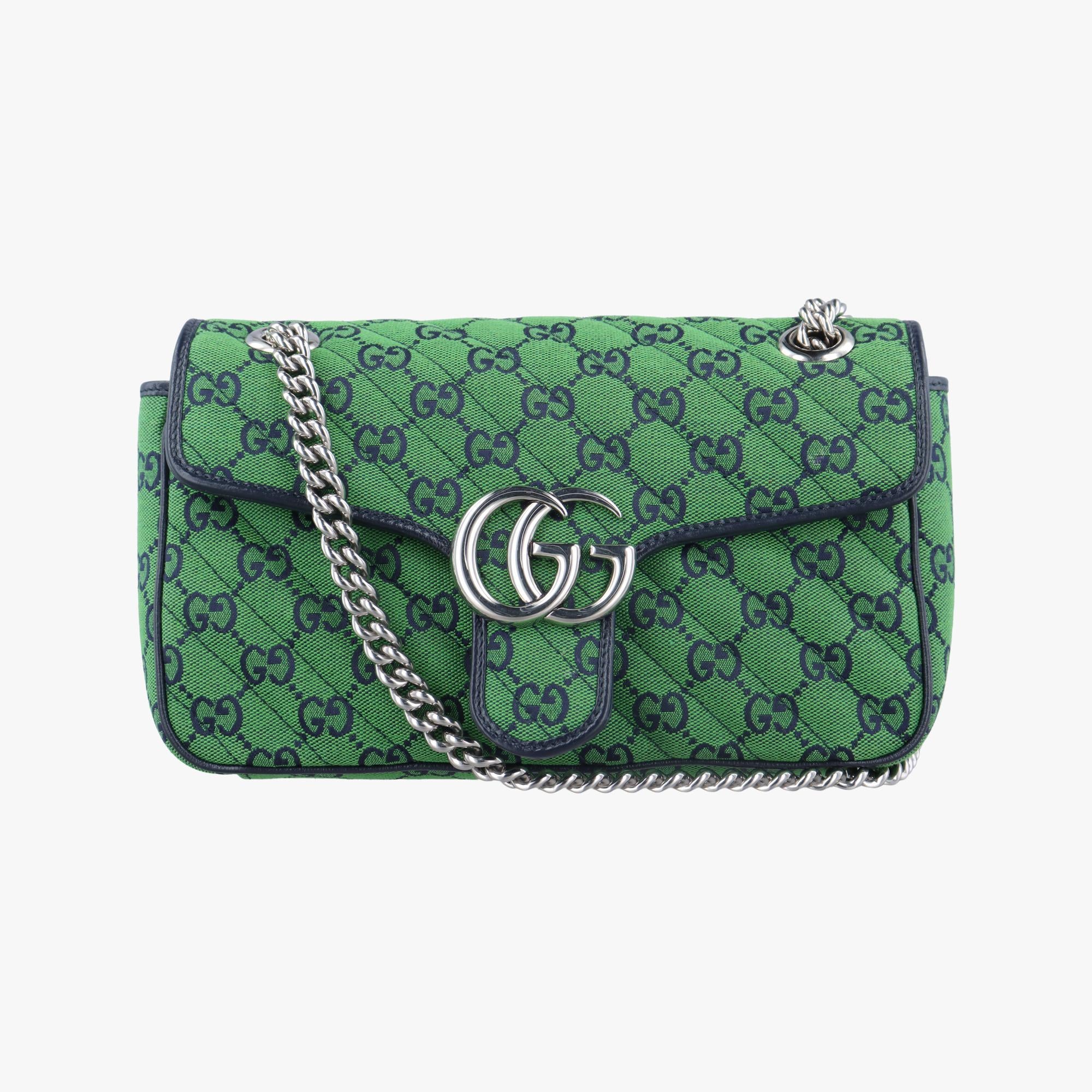 グッチ Gucci ショルダーバッグ レディース GGマーモント グリーン ファブリック 443497 C034688635