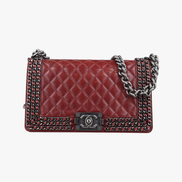 シャネル Chanel ショルダーバッグ レディース ワインレッド A67086 23286847