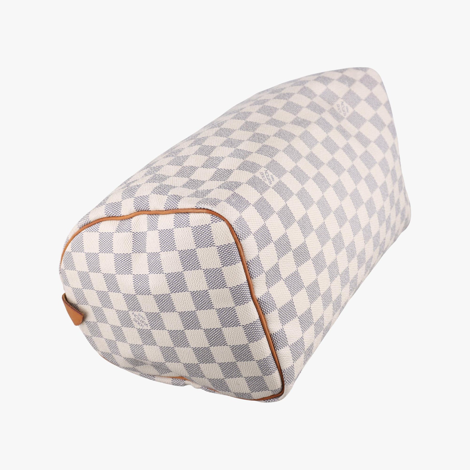 ルイヴィトン Louis Vuitton ボストンバッグ レディース スピーディ30 ホワイト ダミエキャンバス N41533 DU0141