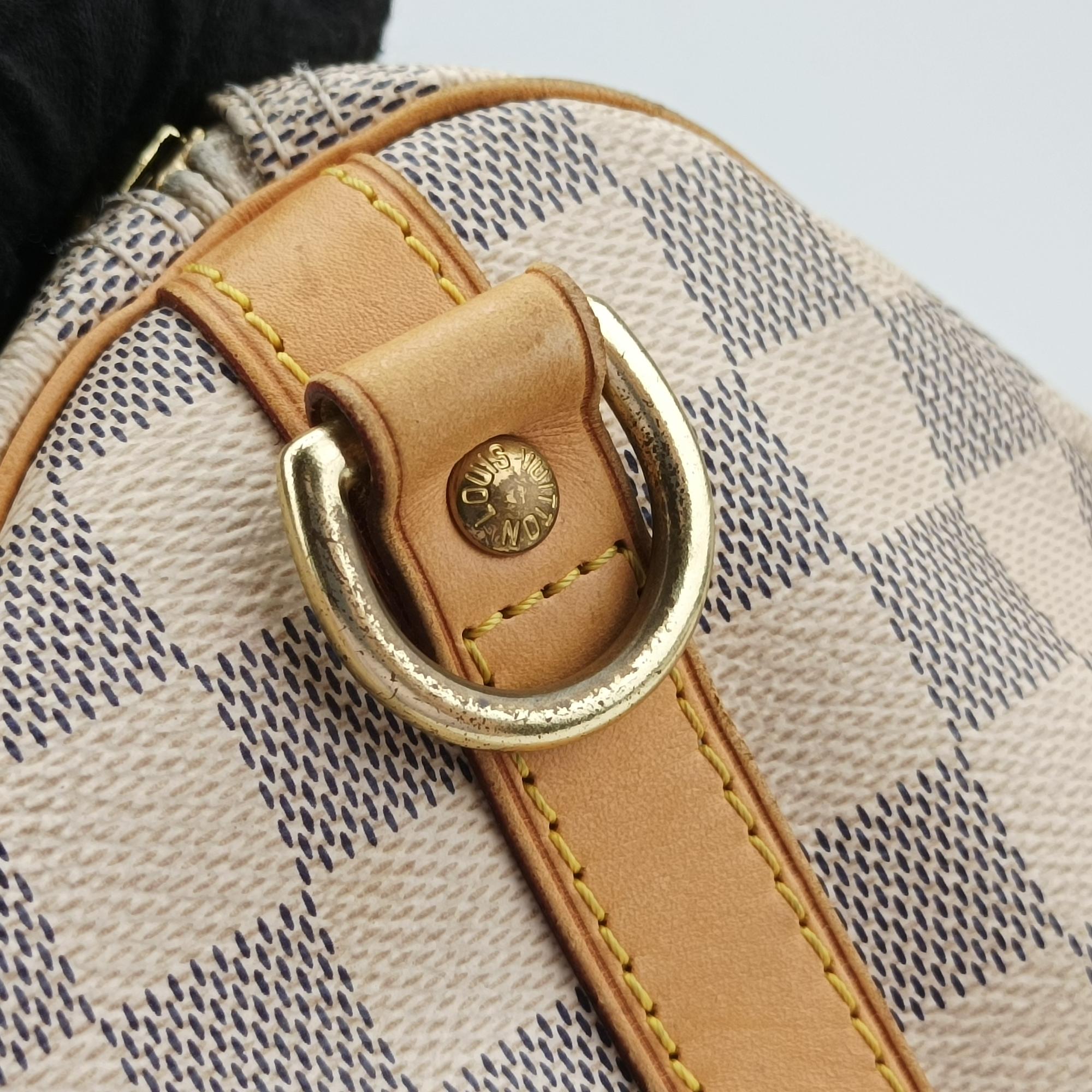 ルイヴィトン Louis Vuitton ボストンバッグ レディース スピーディ30 ホワイト ダミエキャンバス N41533 SP2114