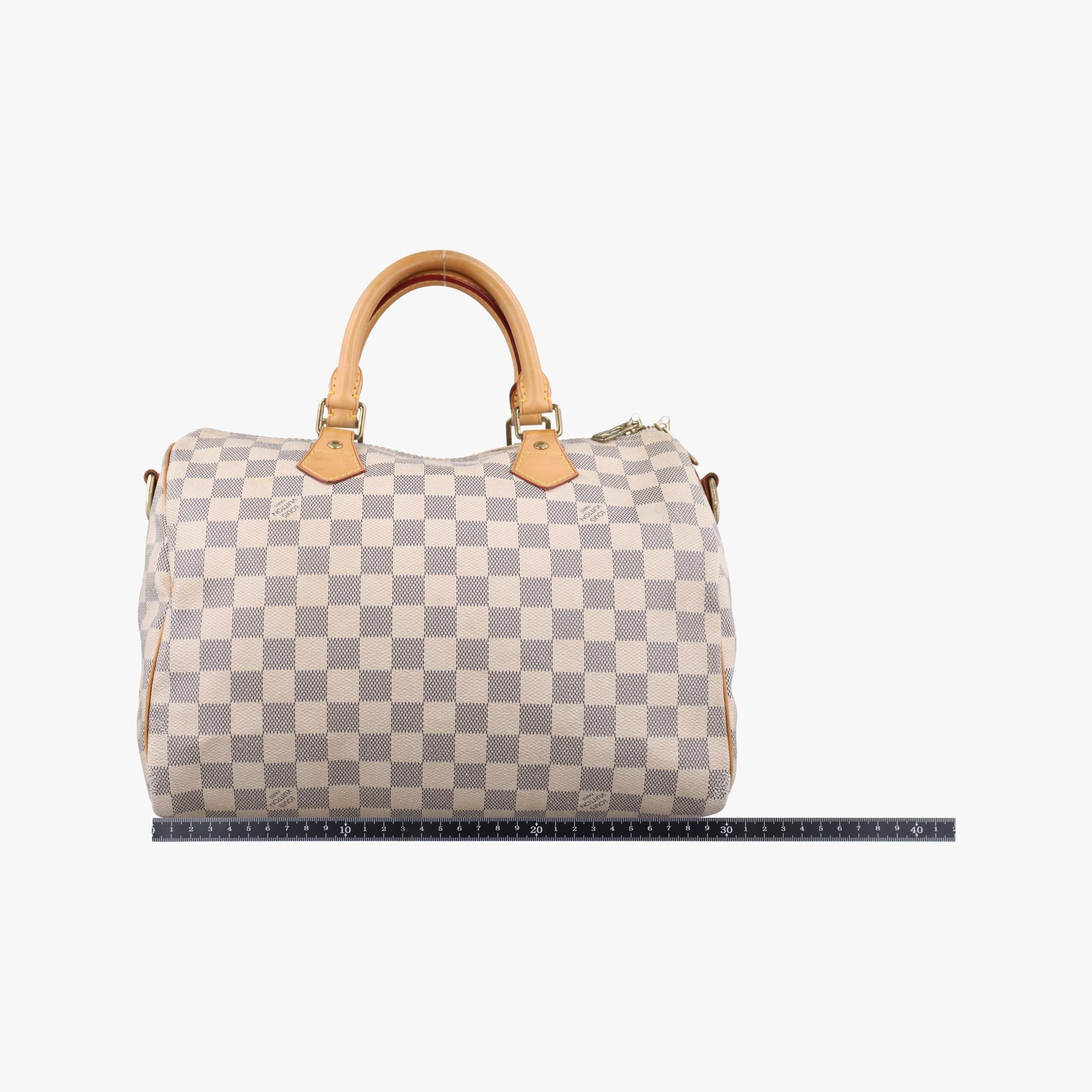 ルイヴィトン Louis Vuitton ボストンバッグ レディース スピーディ30 ホワイト ダミエキャンバス N41533 SP2114