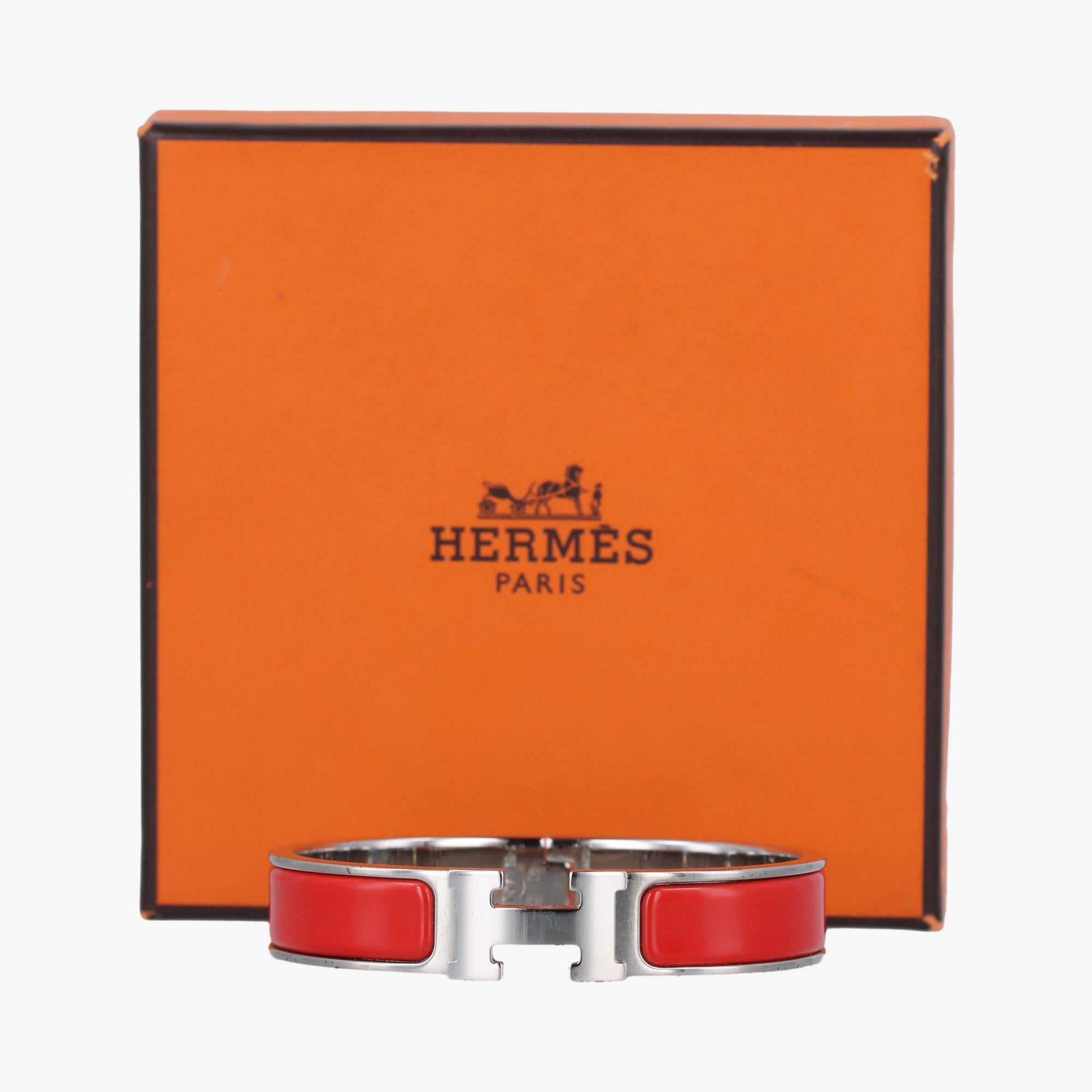 エルメス Hermes ブレスレット レディース クリッククラック レッド GP □Q