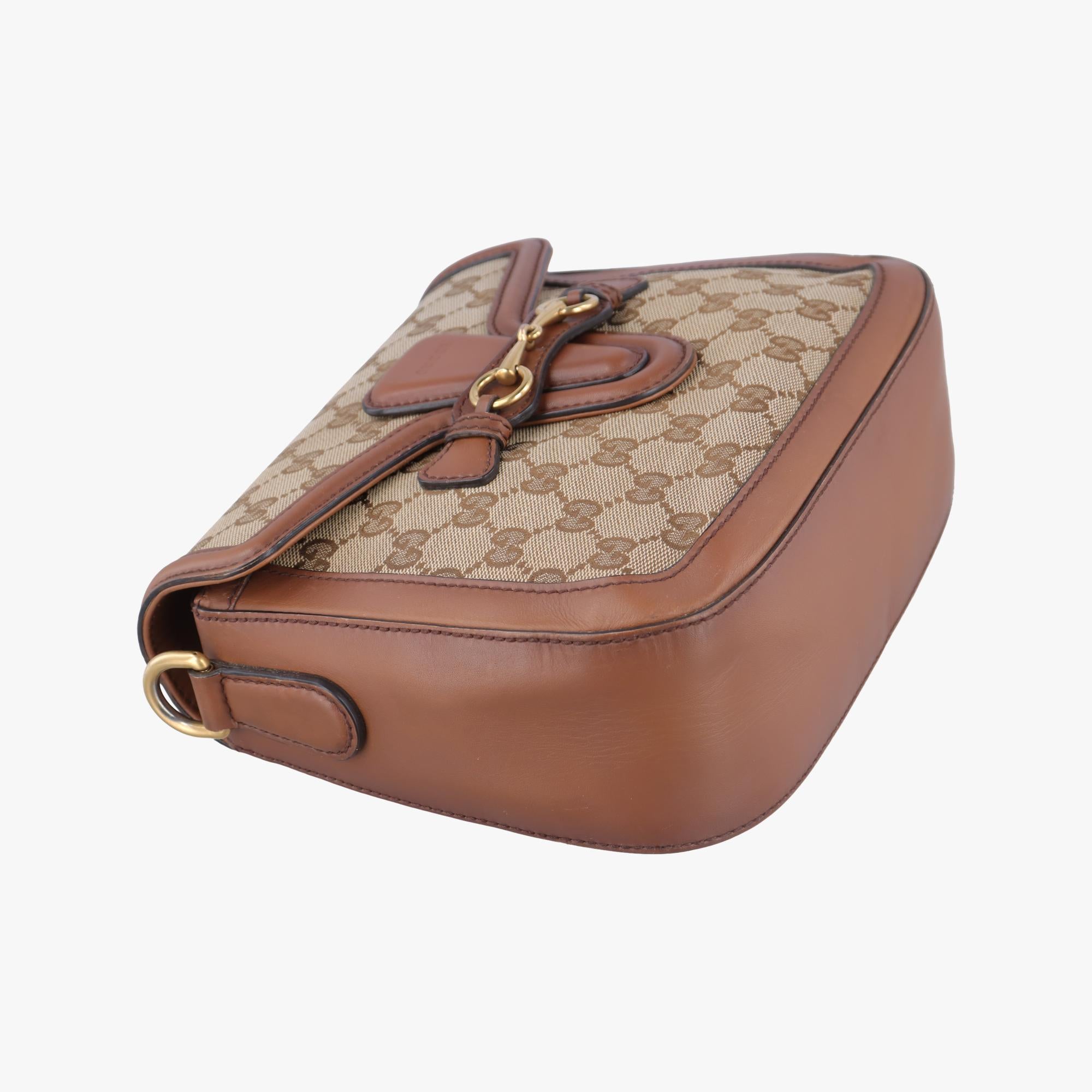 グッチ Gucci ショルダーバッグ レディース レディ ウェブ カーキ ファブリック×レザー 383848 B018083694