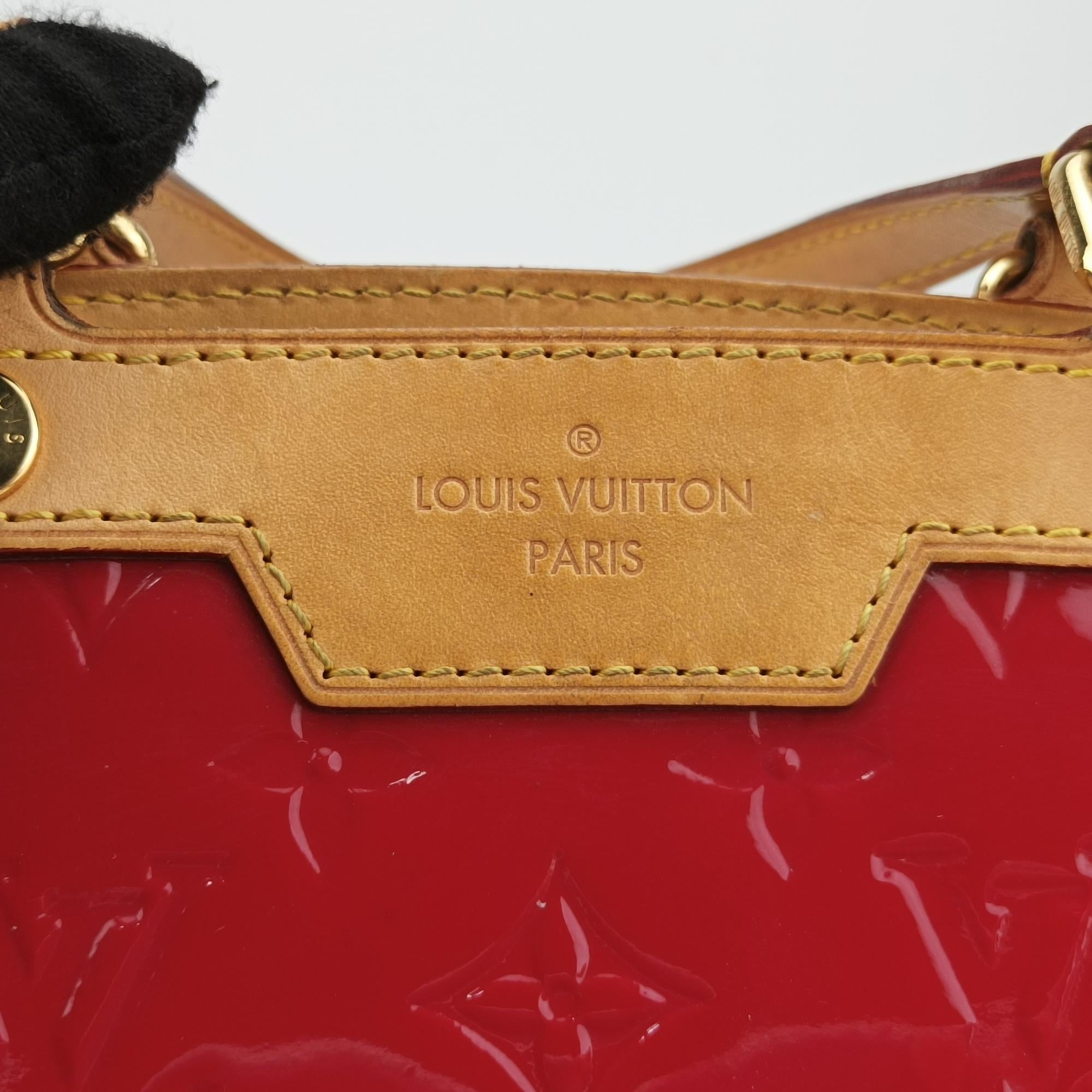 ルイヴィトン Louis Vuitton ショルダーバッグ レディース ブレアMM レッド ヴェルニ M91798 AA1154