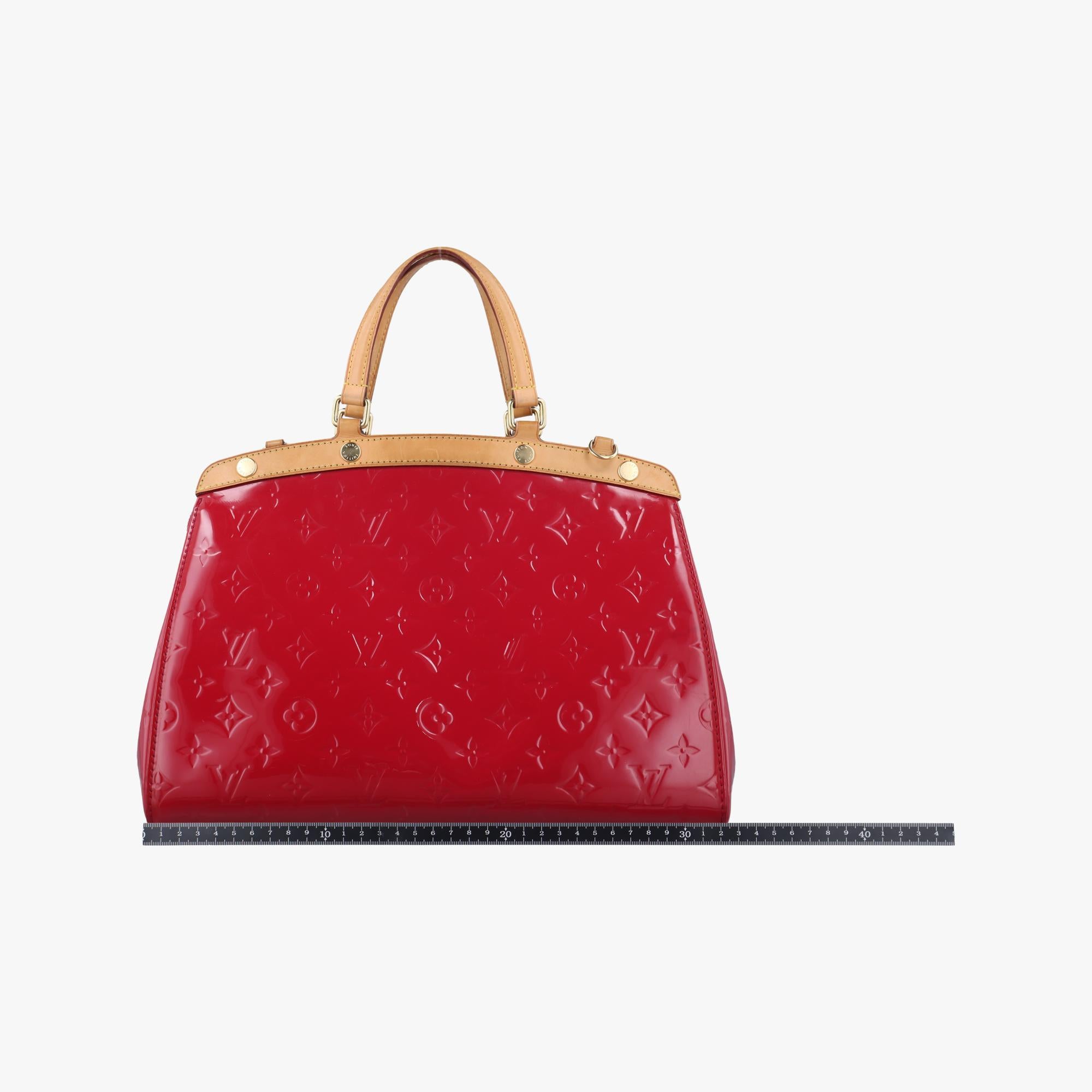 ルイヴィトン Louis Vuitton ショルダーバッグ レディース ブレアMM レッド ヴェルニ M91798 AA1154