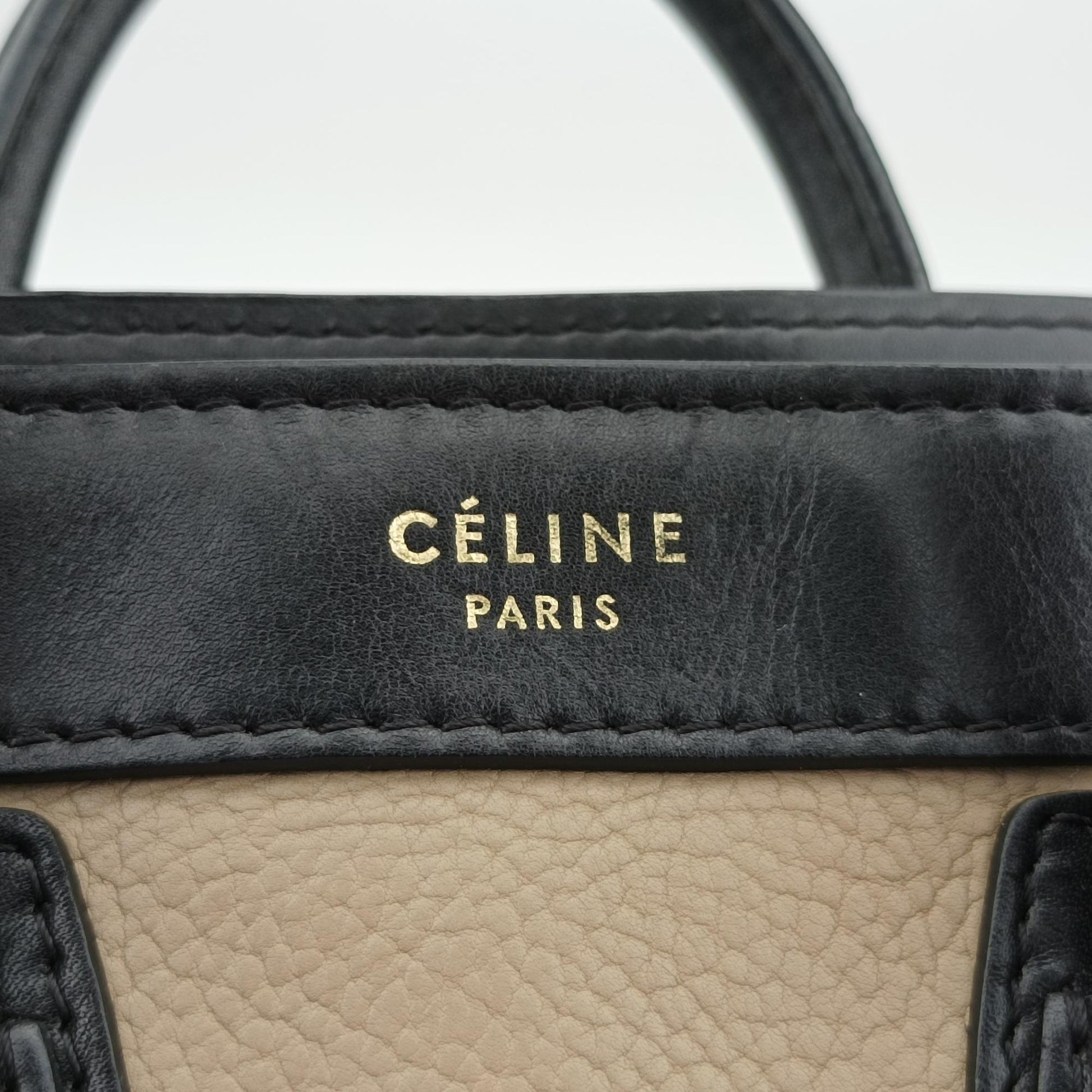 セリーヌ Celine ショルダーバッグ レディース ラゲージナノショッパー マルチカラー スエード×レザー S-AT-1103 S-MM-1103