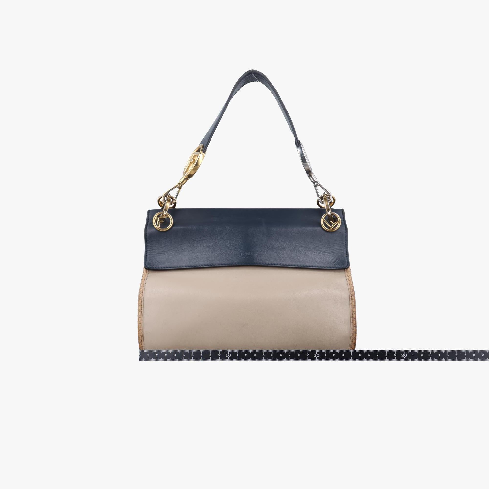 フェンディ Fendi ショルダーバッグ レディース キャナイエフ ベージュ レザー 8BT284 A4K8 198-8241