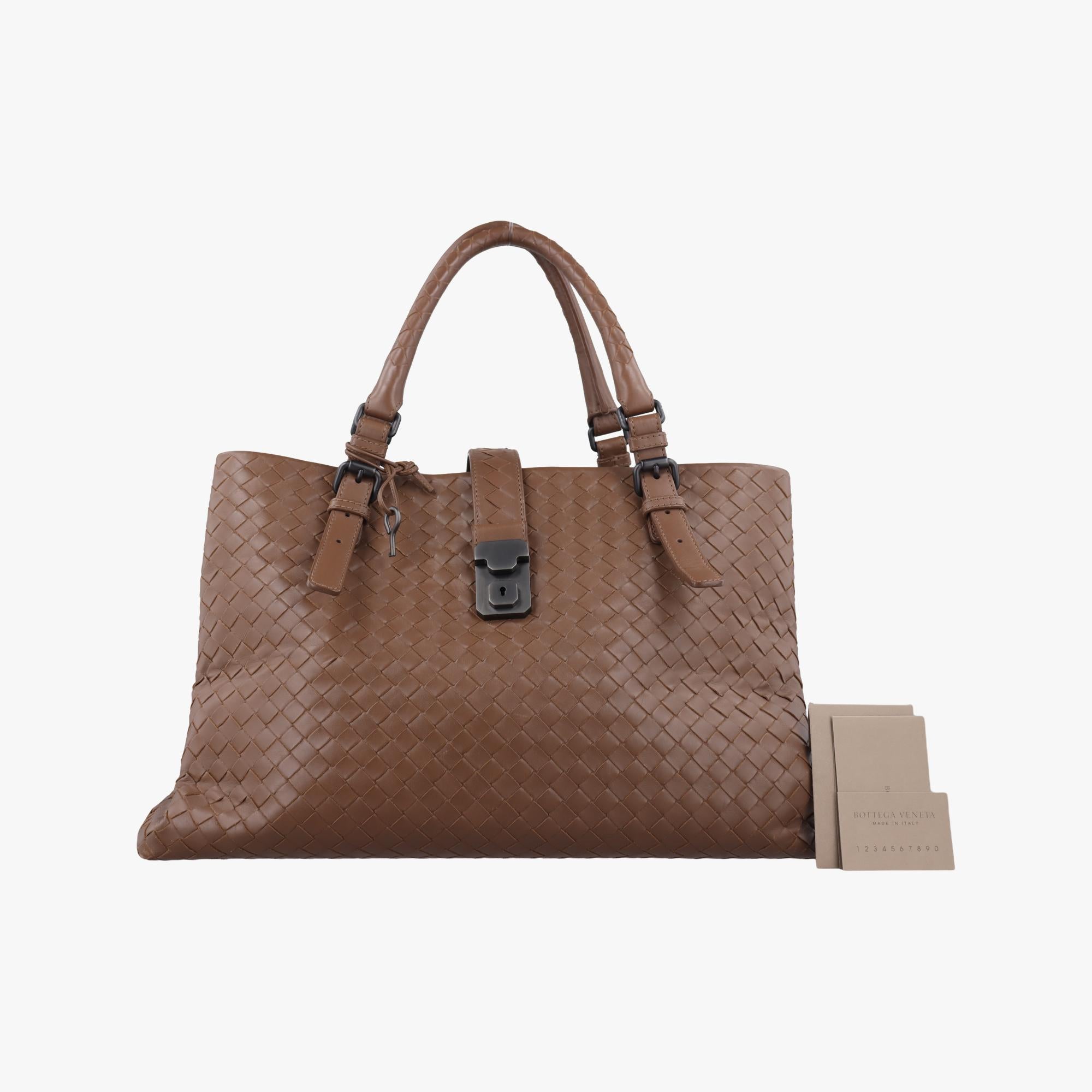 ボッテガヴェネタ Bottega Veneta ショルダーバッグ レディース ローマ イントレチャート ブラウン ラムスキン B00342255M