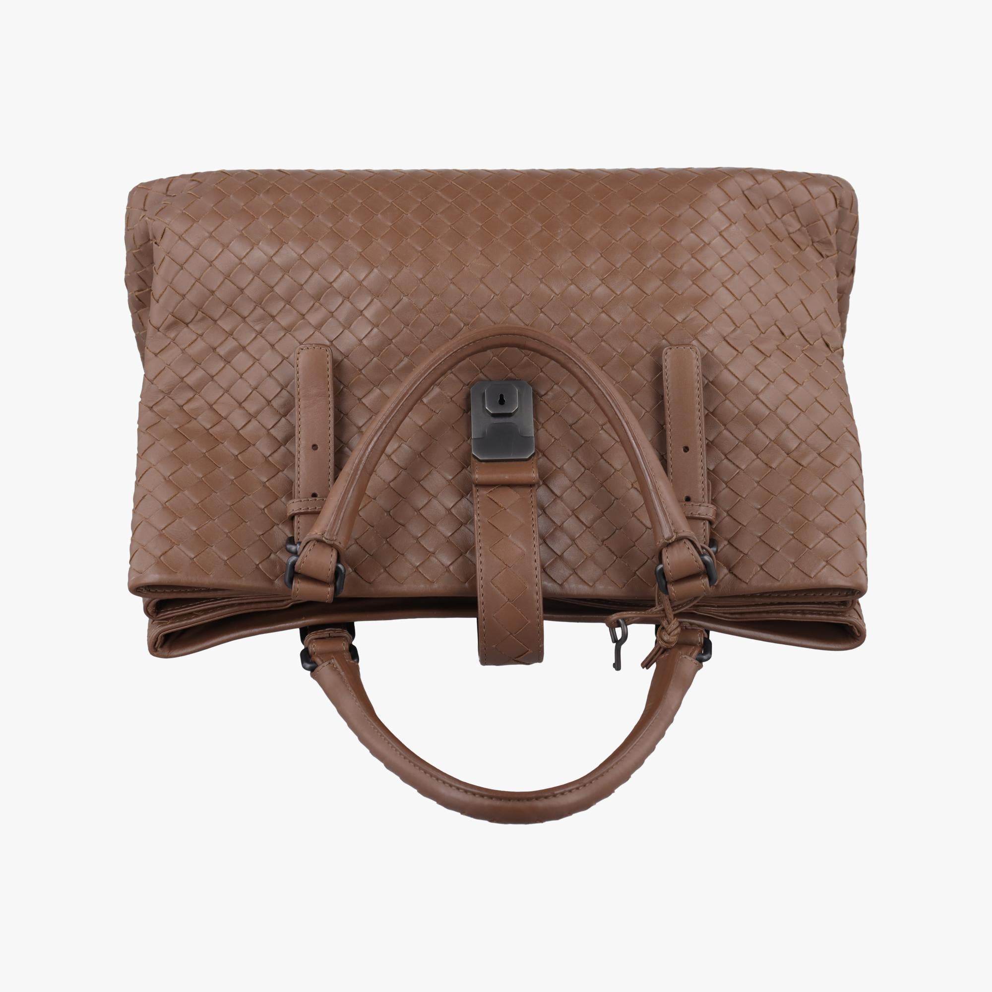 ボッテガヴェネタ Bottega Veneta ショルダーバッグ レディース ローマ イントレチャート ブラウン ラムスキン B00342255M