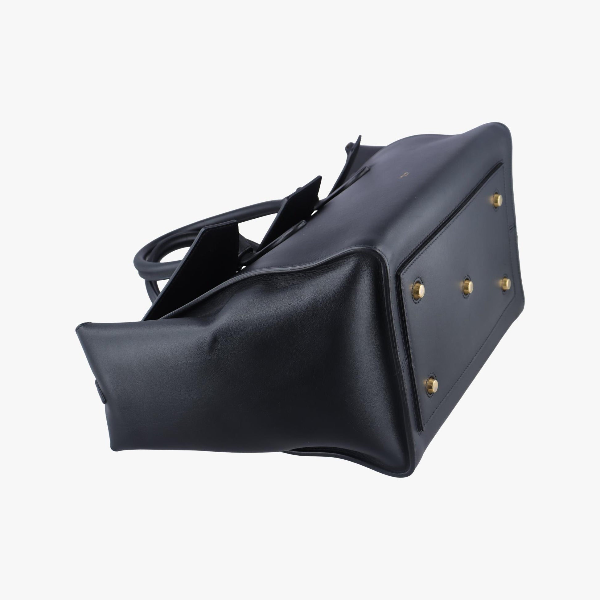 セリーヌ Celine ハンドバッグ レディース タイ ブラック レザー S-MP-1103