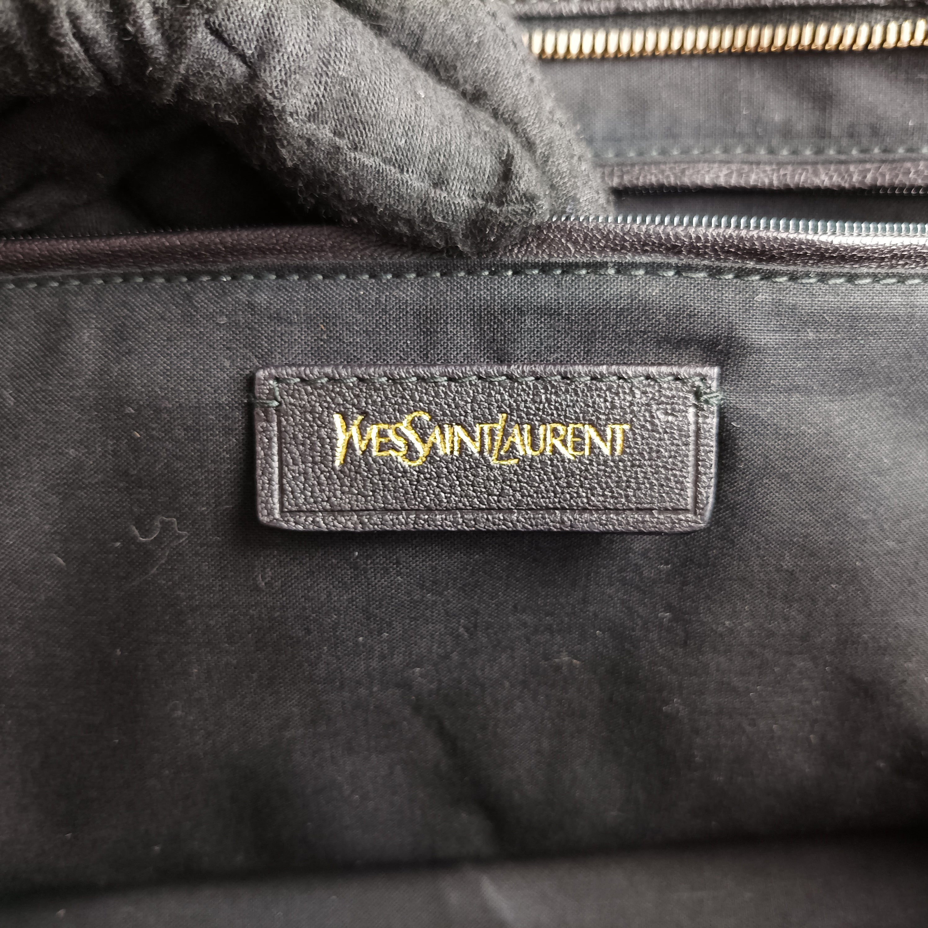 イヴサンローラン Yves saint Laurent ハンドバッグ レディース Yライン プチカバス ブラック レザー 275091.527066