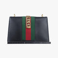 グッチ Gucci ショルダーバッグ レディース シルヴィ ブラック レザー 421882 A020218394