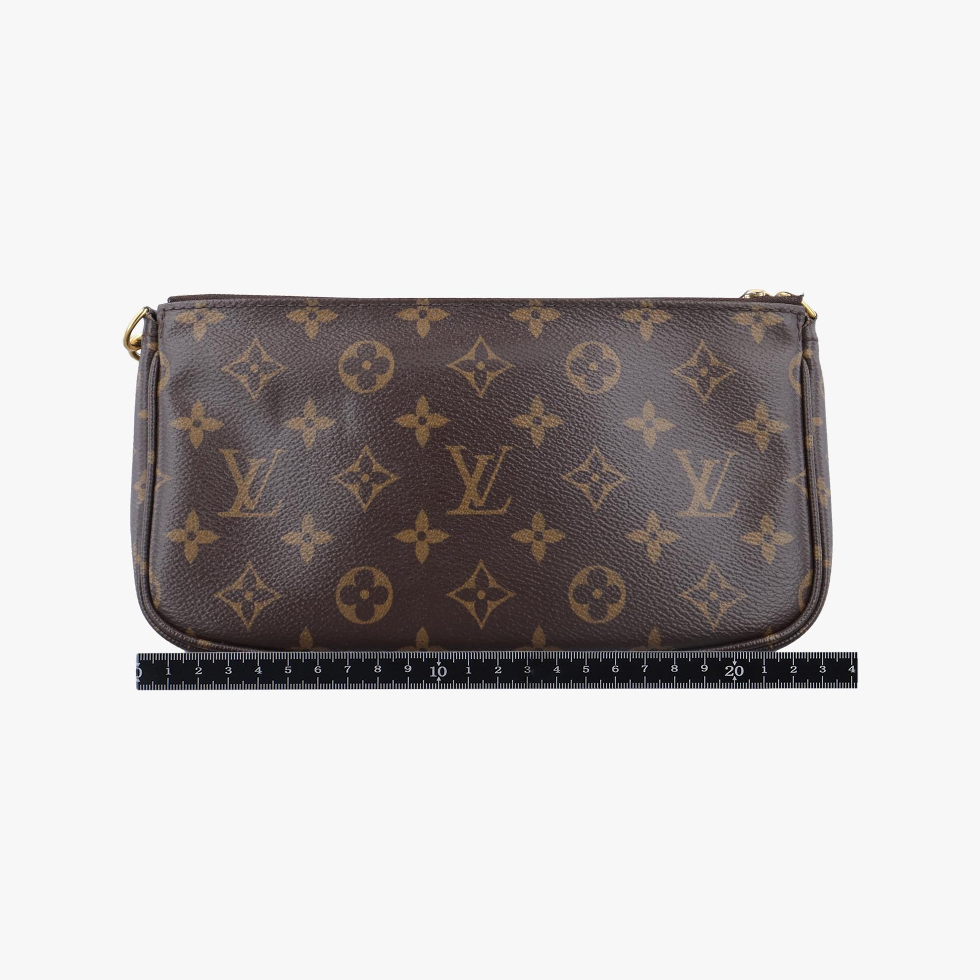 ルイヴィトン Louis Vuitton ショルダーバッグ レディース ミュルティポシェットアクセソワール ブラウン モノグラムキャンバス M44840 SN4210