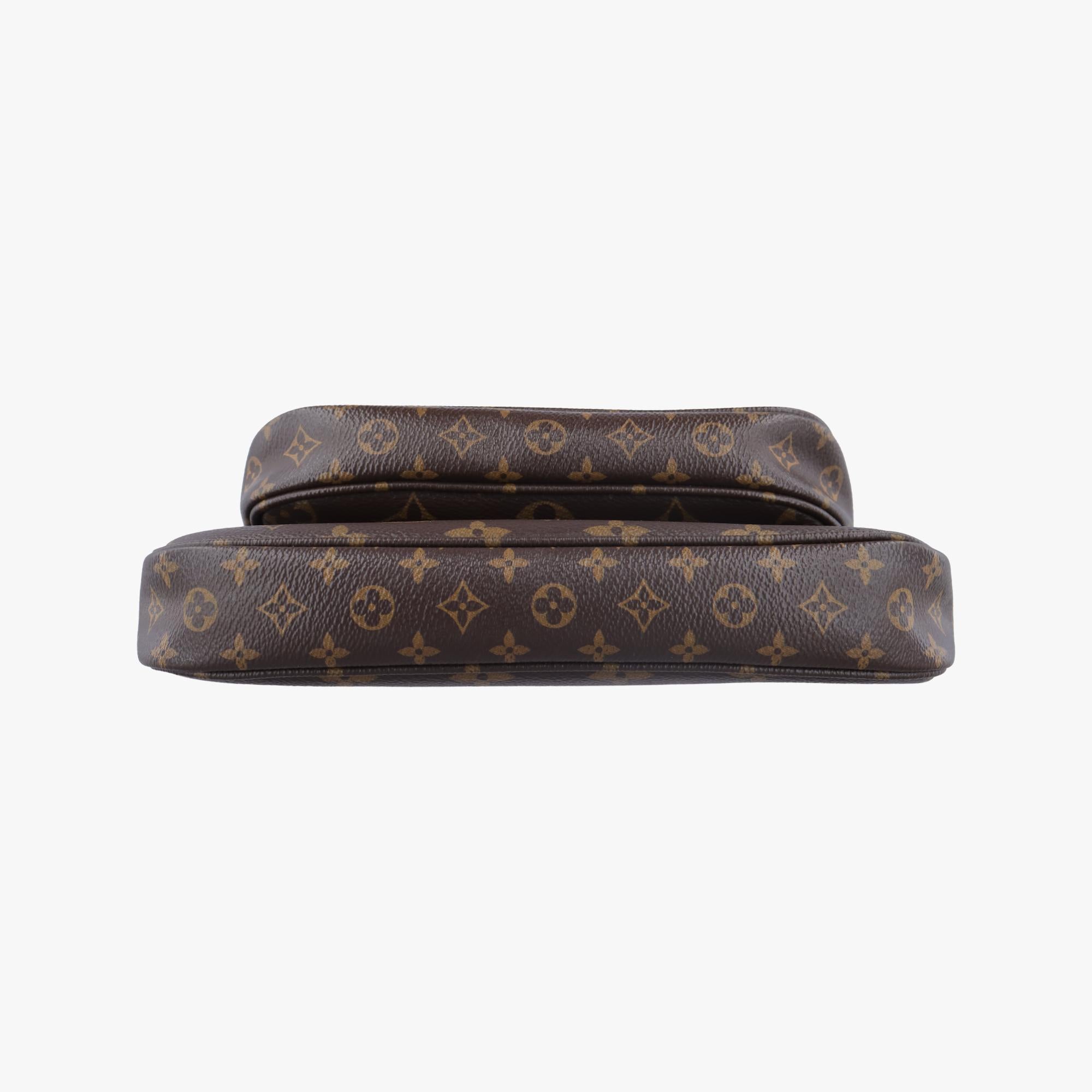 ルイヴィトン Louis Vuitton ショルダーバッグ レディース ミュルティポシェットアクセソワール ブラウン モノグラムキャンバス M44840 SN4210