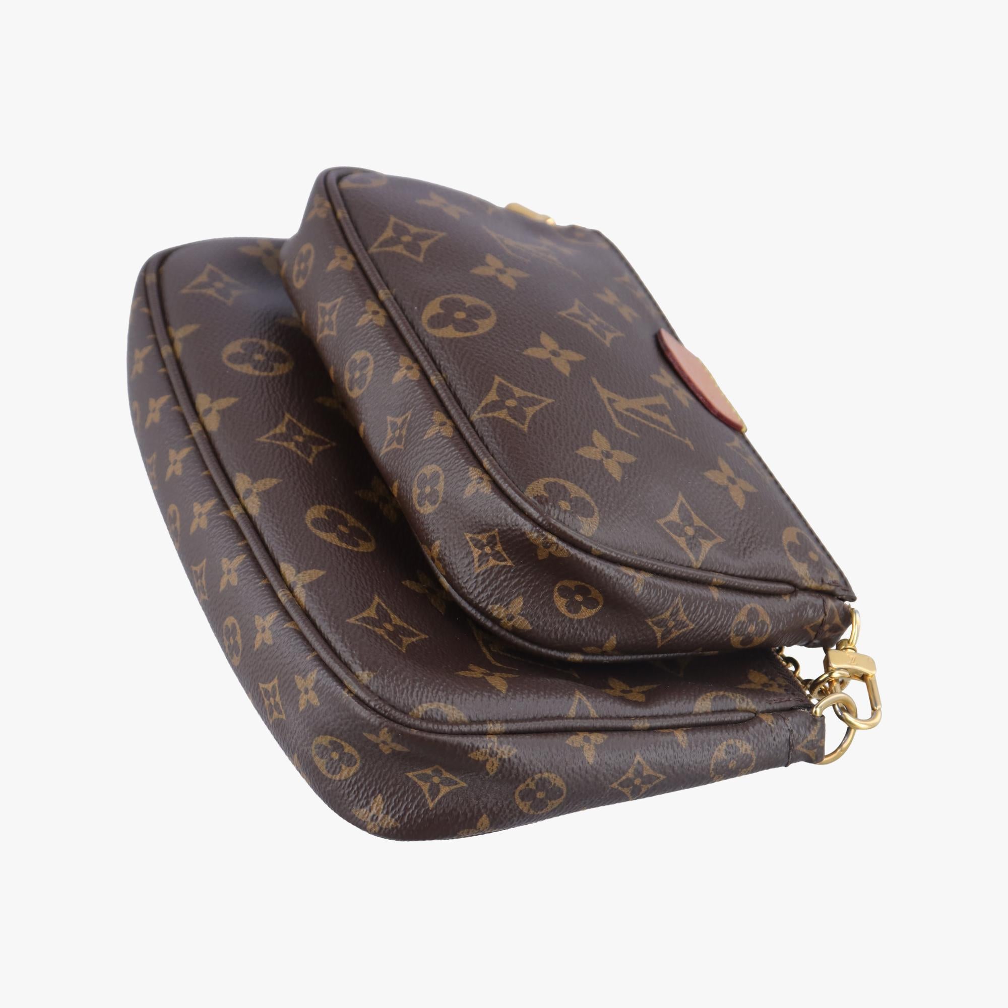 ルイヴィトン Louis Vuitton ショルダーバッグ レディース ミュルティポシェットアクセソワール ブラウン モノグラムキャンバス M44840 SN4210