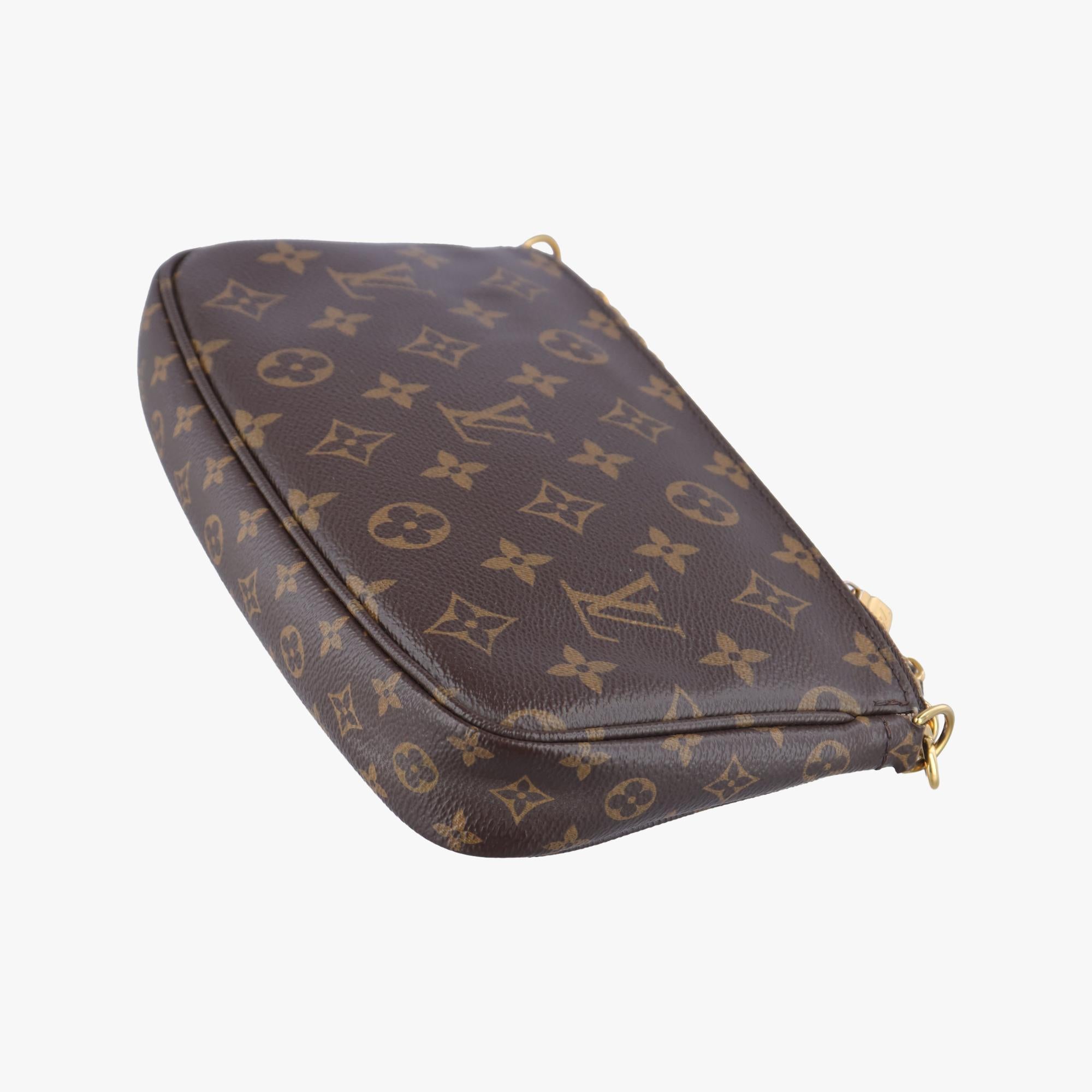 ルイヴィトン Louis Vuitton ショルダーバッグ レディース ミュルティポシェットアクセソワール ブラウン モノグラムキャンバス M44840 SN4210