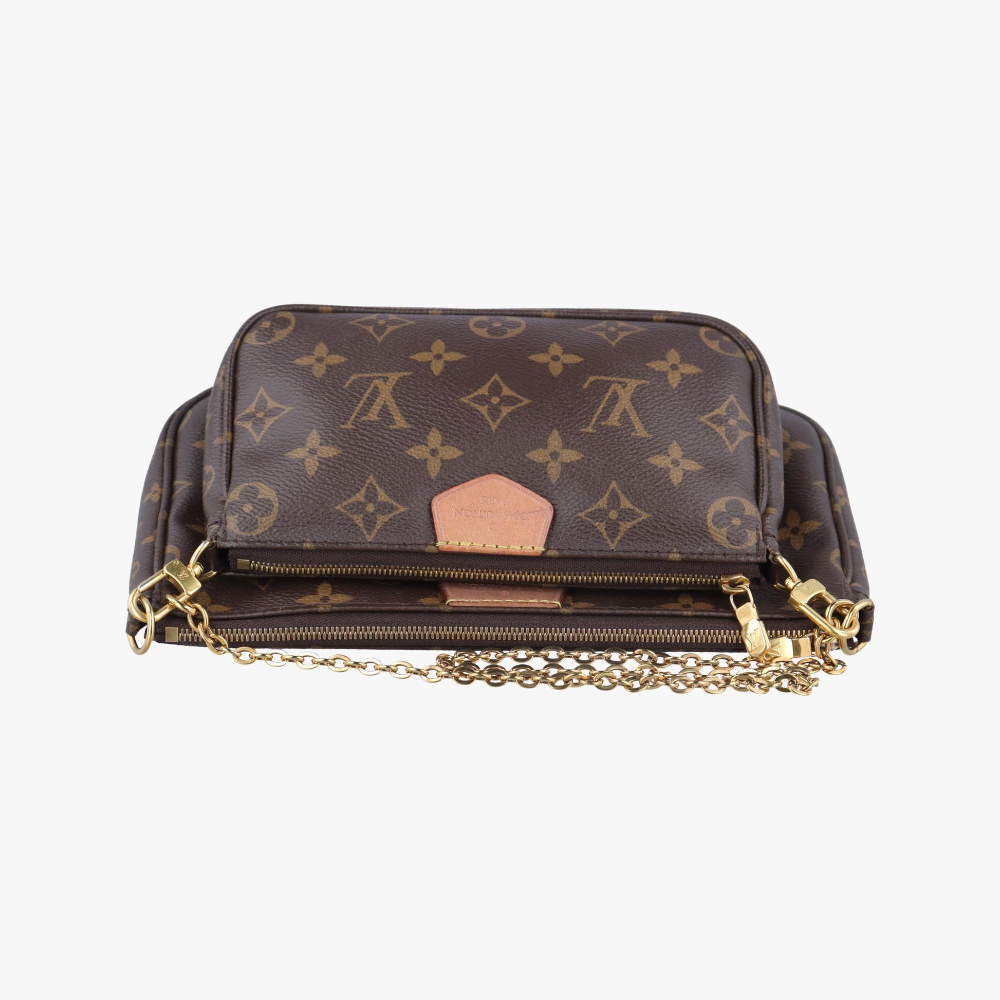 ルイヴィトン Louis Vuitton ショルダーバッグ レディース ミュルティポシェットアクセソワール ブラウン モノグラムキャンバス M44840 SN4210