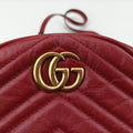 グッチ Gucci ショルダーバッグ レディース GGマーモント レッド レザー 550154 B028503360