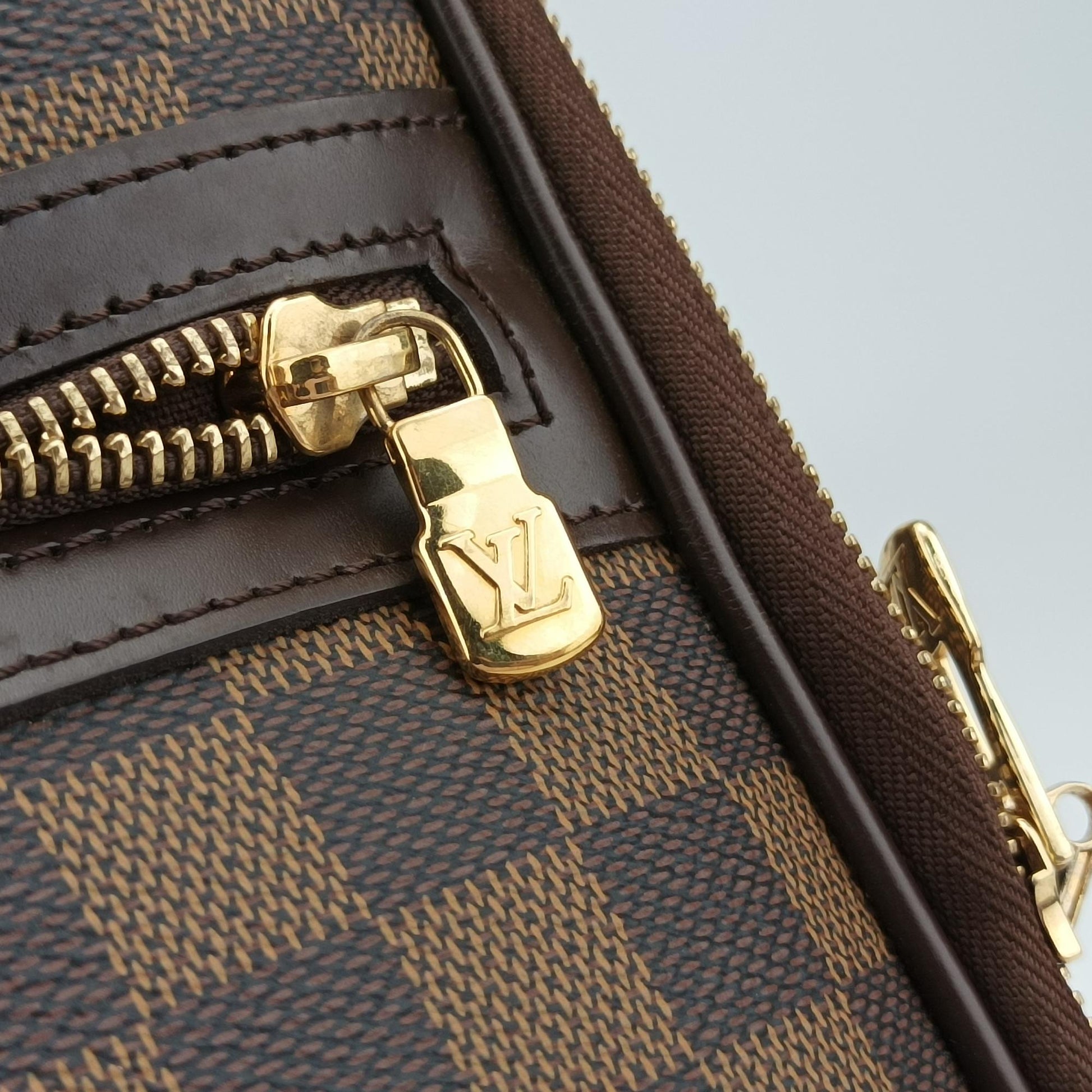 ルイヴィトン Louis Vuitton ショルダーバッグ レディース ポルト オルディナトゥール サバナ ブラウン ダミエキャンバス N58020 MB2008