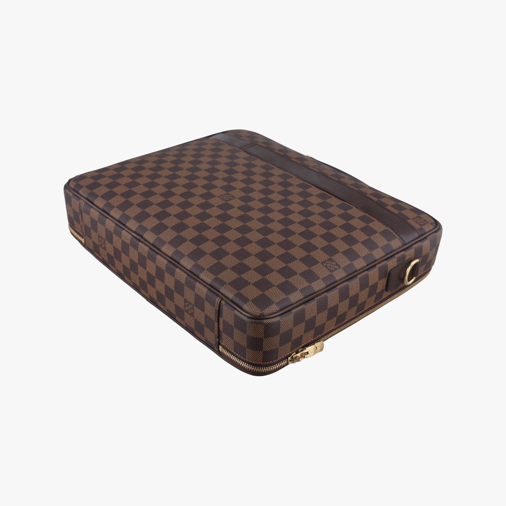 ルイヴィトン Louis Vuitton ショルダーバッグ レディース ポルト オルディナトゥール サバナ ブラウン ダミエキャンバス N58020 MB2008