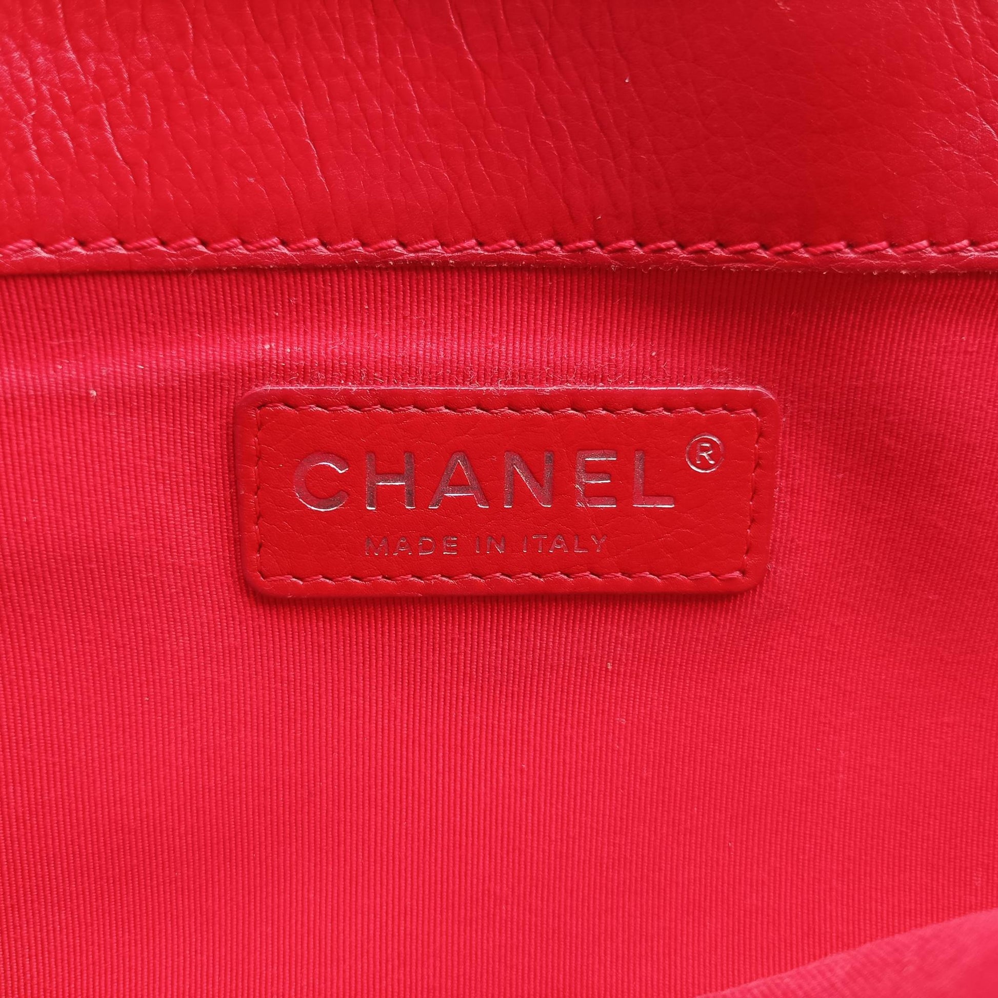 シャネル Chanel ショルダーバッグ レディース ボーイシャネル レッド ラムスキン A67948 18909702