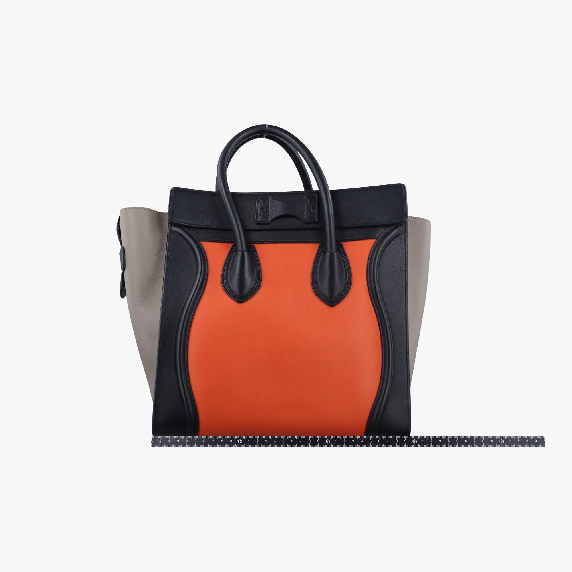 セリーヌ Celine ハンドバッグ レディース ラゲージミニショッパー マルチカラー レザー U-AT-0114 U-MM-0124