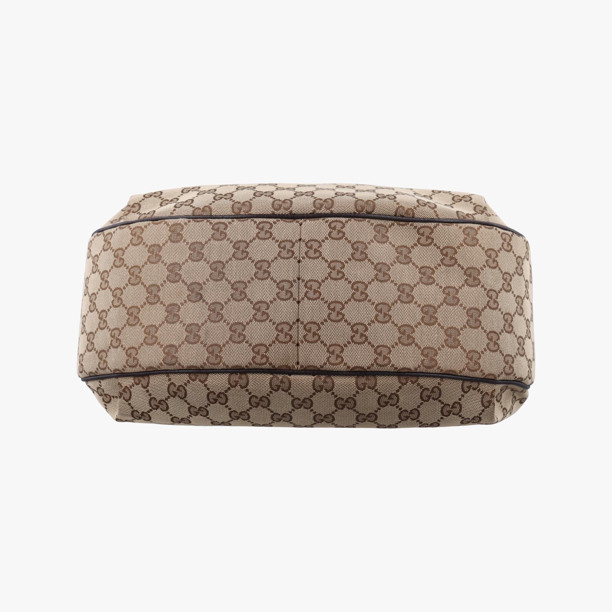 グッチ Gucci ショルダーバッグ レディース ドレスセージ ウェブ ホーボー カーキ レザー×ファブリック 296851 I013067269