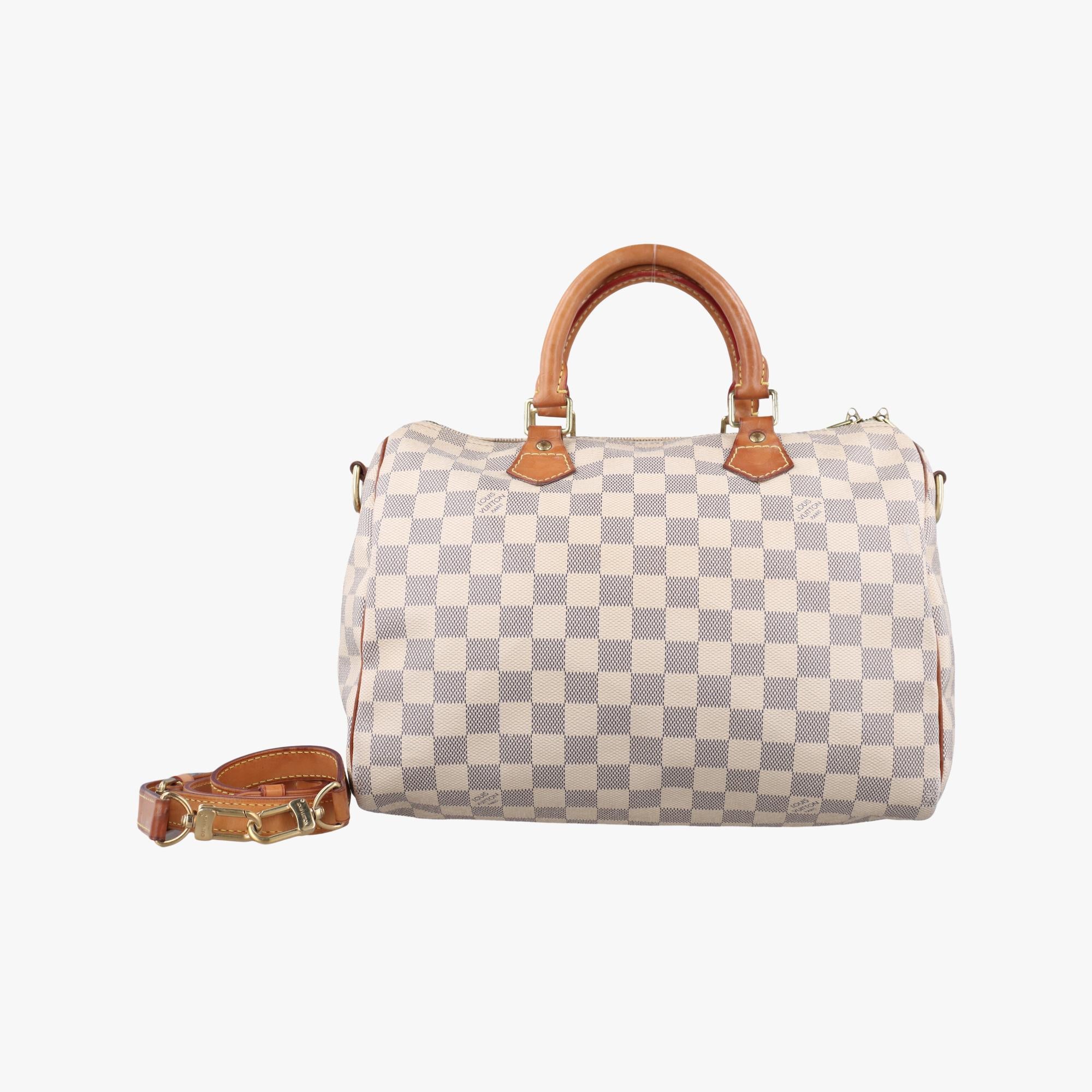 ルイヴィトン Louis Vuitton ボストンバッグ レディース スピーディ30 ホワイト ダミエキャンバス N41533 SP0113