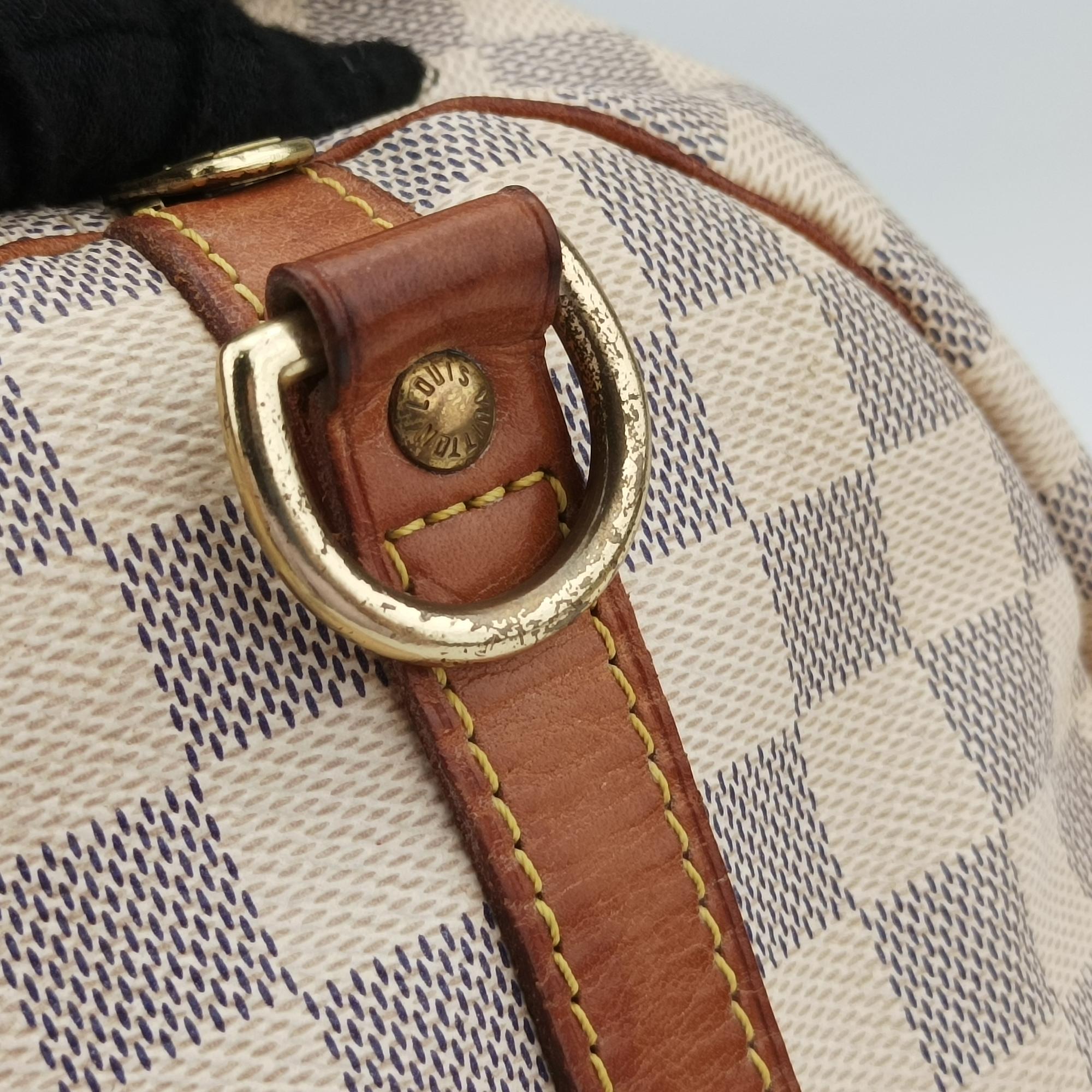 ルイヴィトン Louis Vuitton ボストンバッグ レディース スピーディ30 ホワイト ダミエキャンバス N41533 SP0113