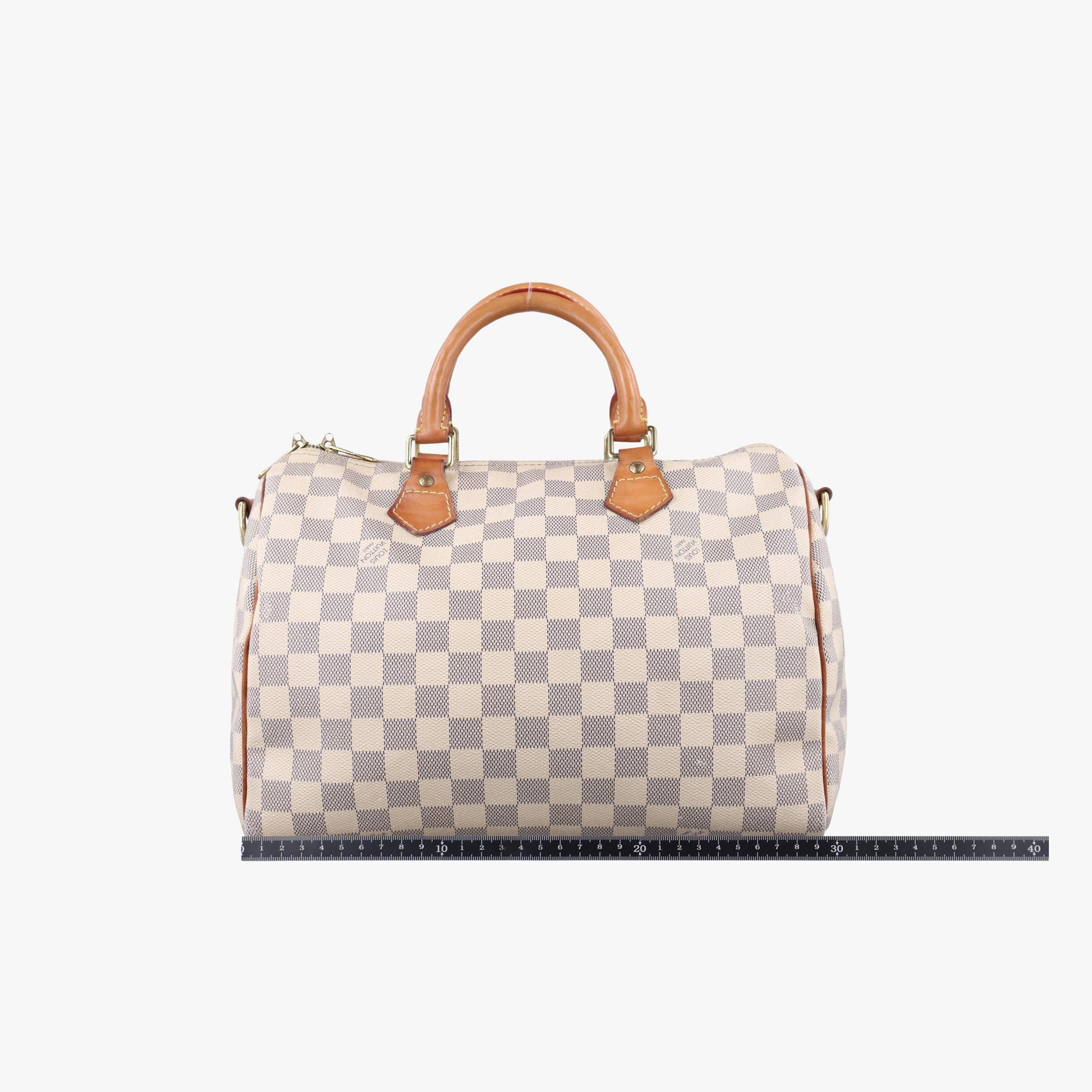 ルイヴィトン Louis Vuitton ボストンバッグ レディース スピーディ30 ホワイト ダミエキャンバス N41533 SP0113