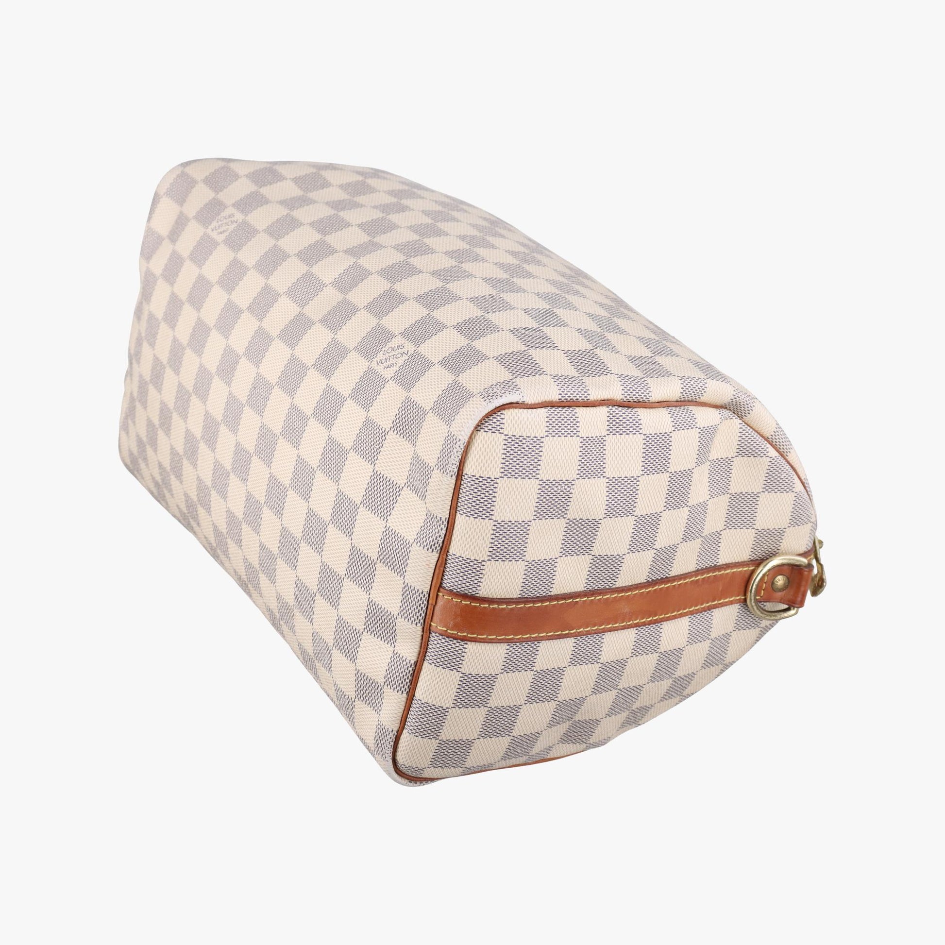 ルイヴィトン Louis Vuitton ボストンバッグ レディース スピーディ30 ホワイト ダミエキャンバス N41533 SP0113