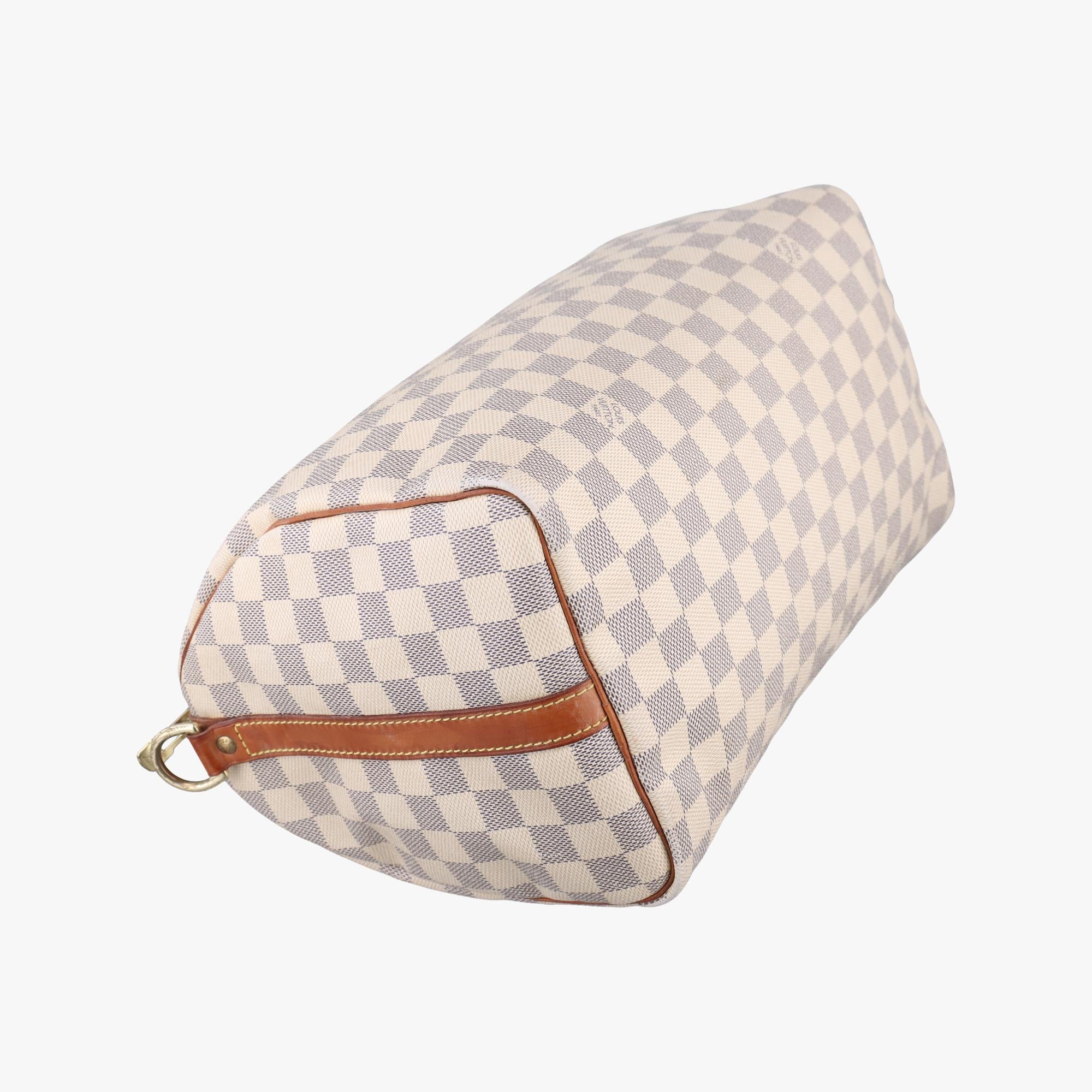 ルイヴィトン Louis Vuitton ボストンバッグ レディース スピーディ30 ホワイト ダミエキャンバス N41533 SP0113