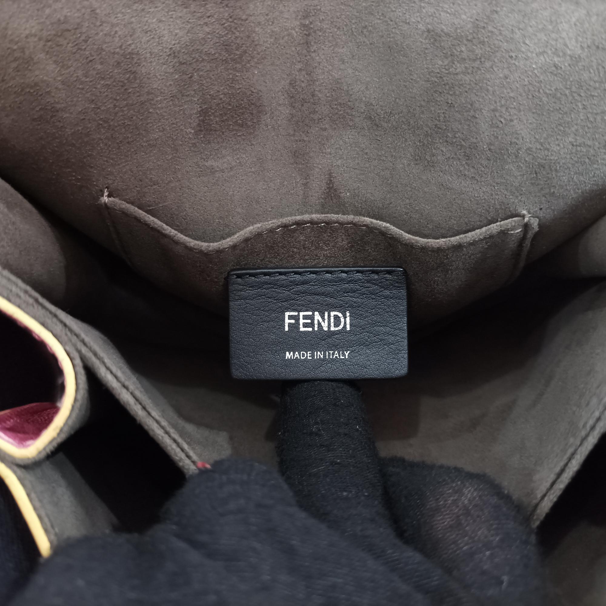 フェンディ Fendi ショルダーバッグ レディース スタッズ キャナイ ピンク レザー 8M0381-0Z8-178-8241