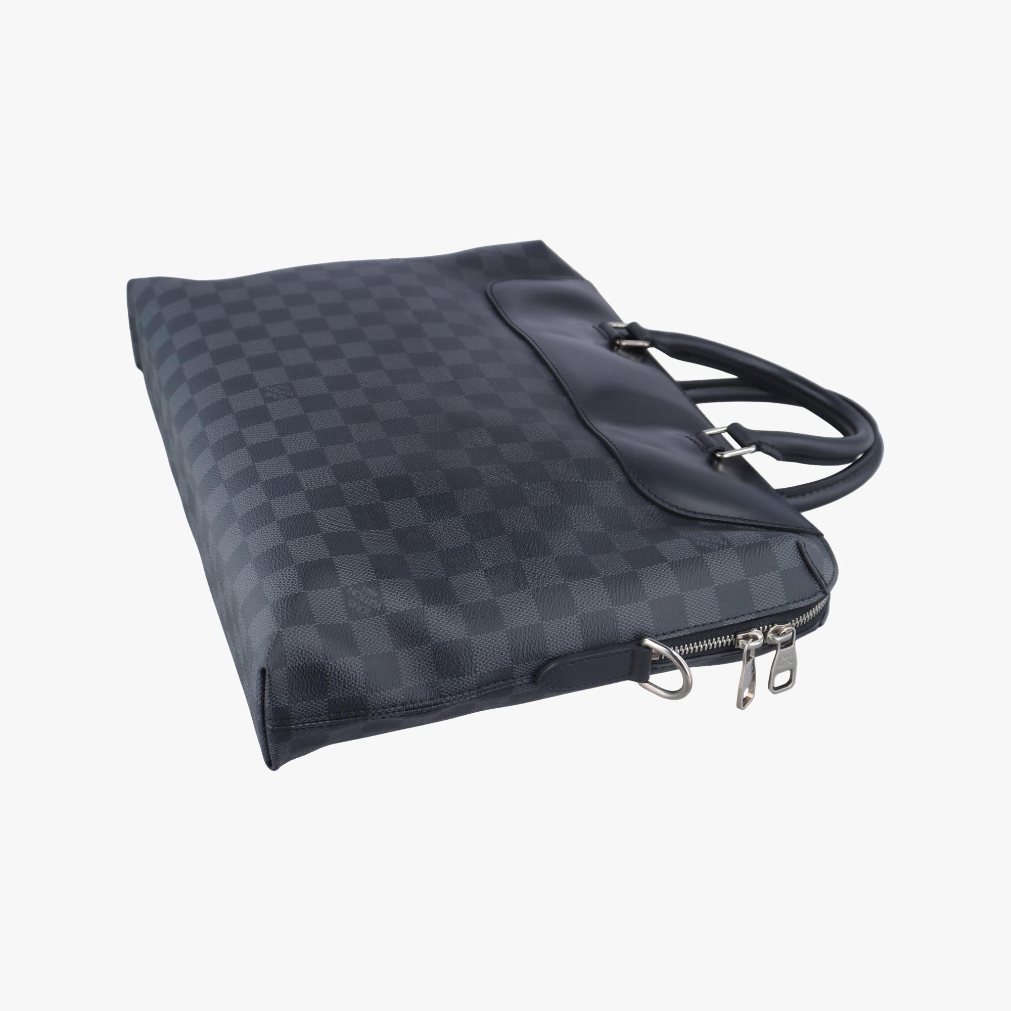 ルイヴィトン Louis Vuitton ショルダーバッグ メンズ ポルトドキュマンジュール PDJ NM ブラック ダミエ グラフィット N48260 CA5106