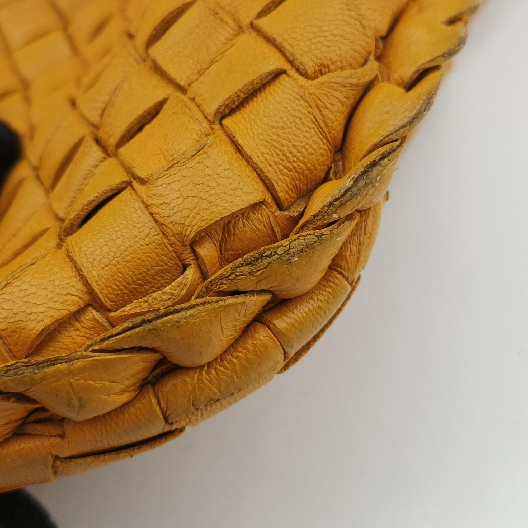 ボッテガヴェネタ Bottega Veneta ハンドバッグ レディース イントレチャート イエロー ラムスキン B01778624G